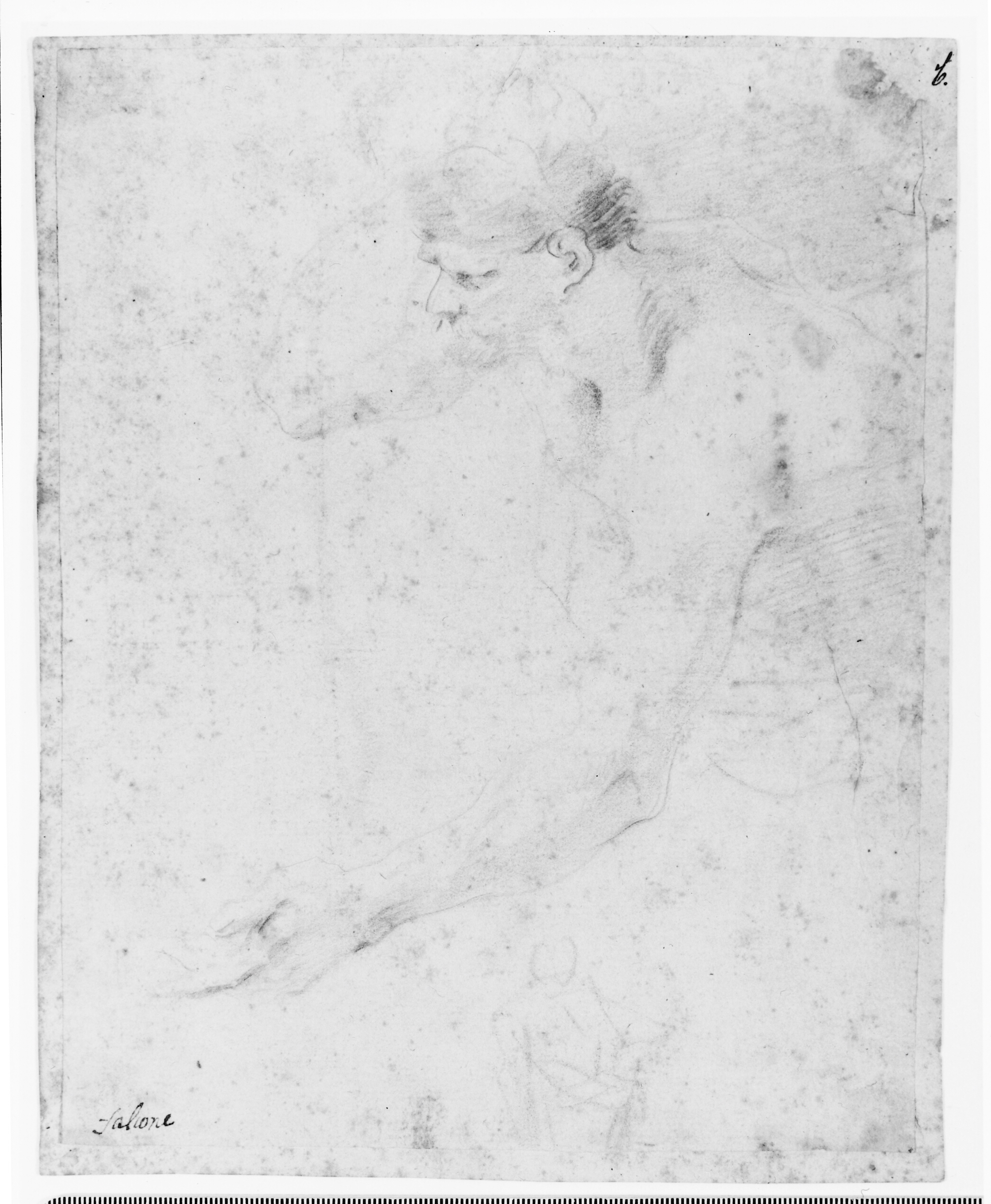 Mand med byrde på ryggen