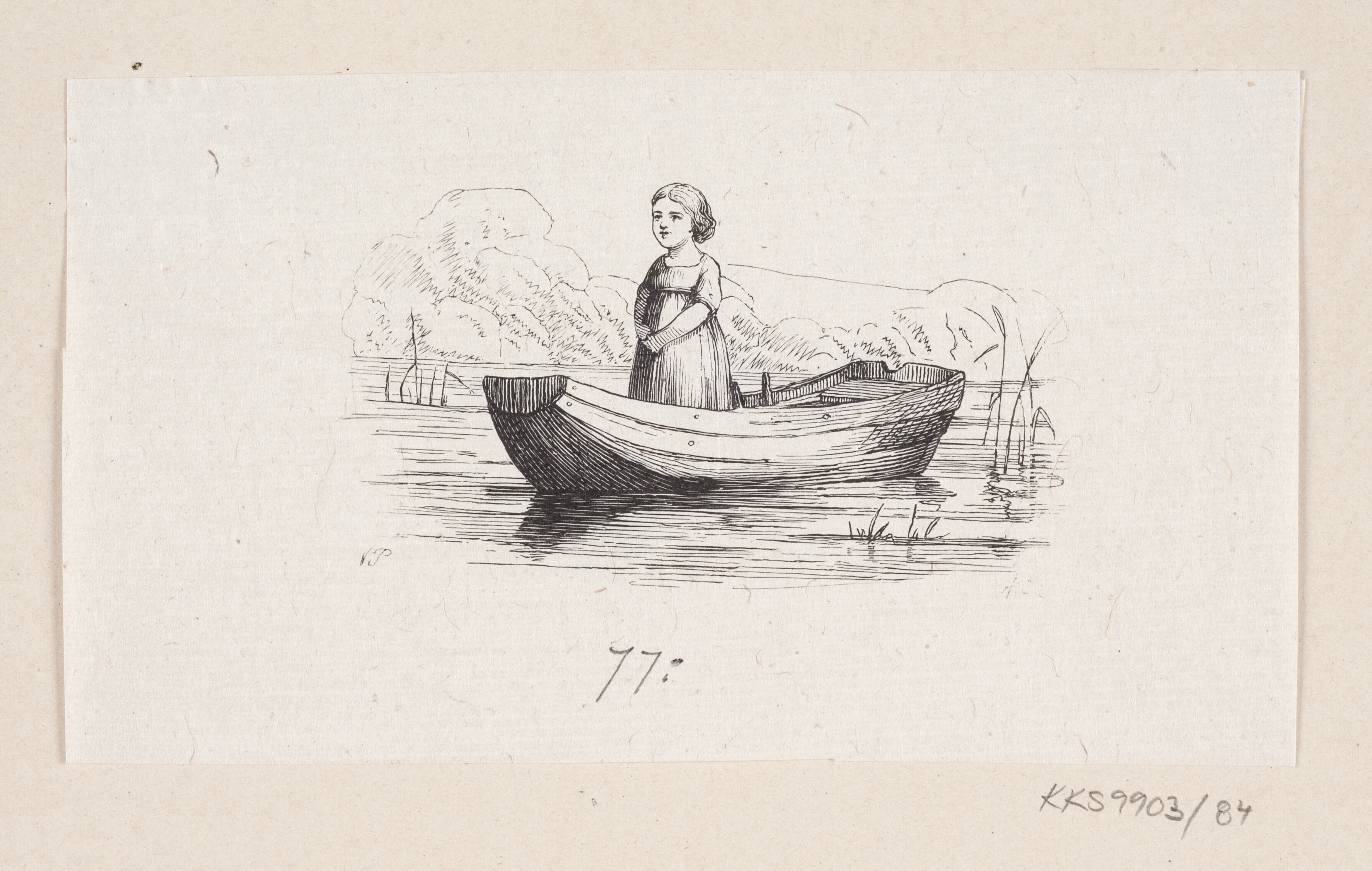 Illustration til "Snedronningen" i H.C. Andersen, "Eventyr og Historier", Bind 1