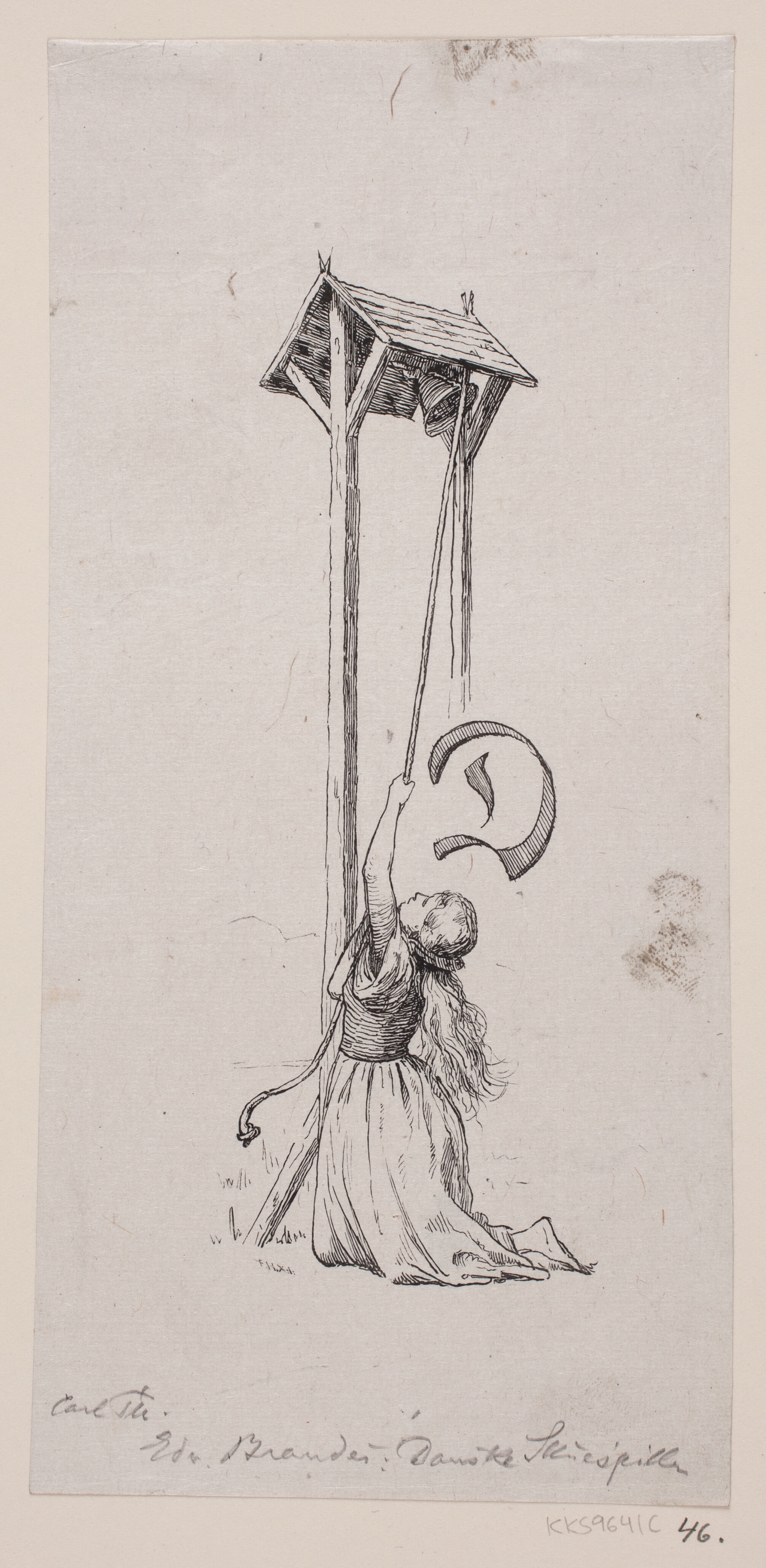 Vignet til Edvard Brandes afhandling om August Bournonvill