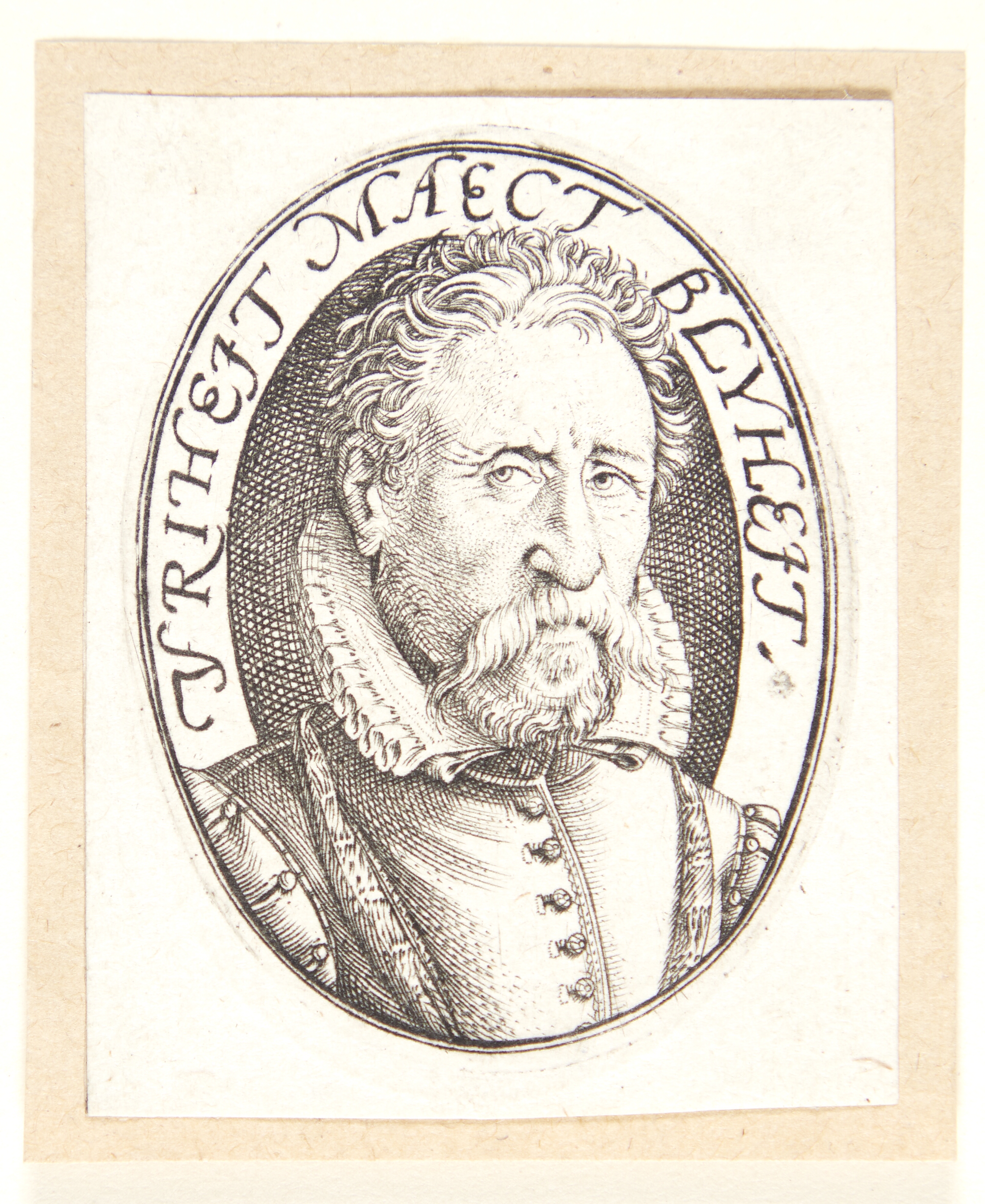 Portræt af en mand, vendt mod højre