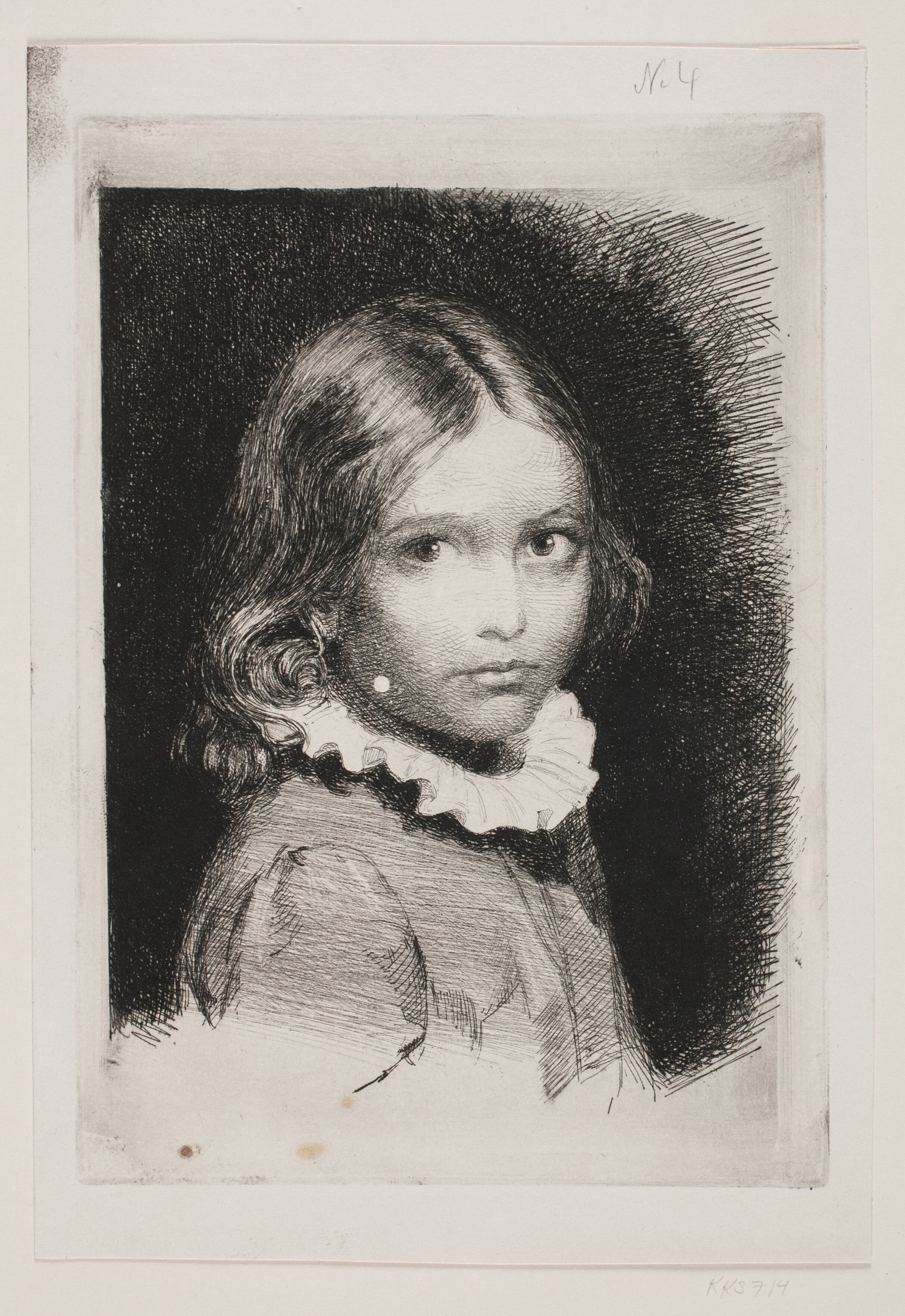 Portræt af Clara Emilie Rose Bloch