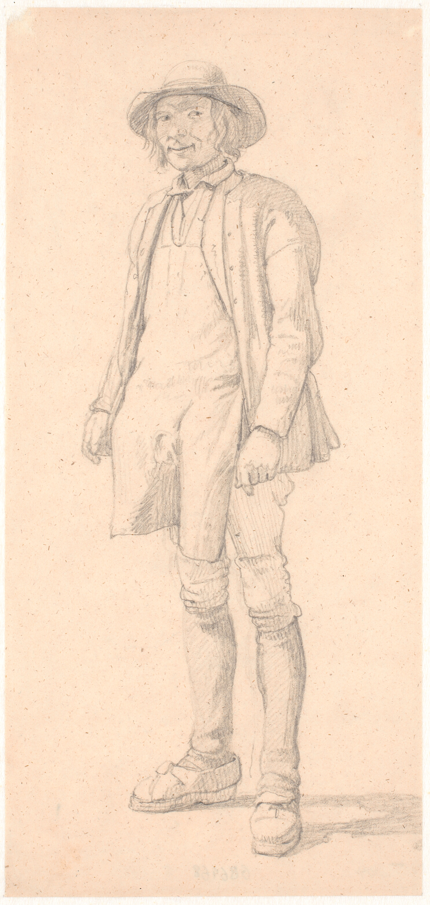 Stående svensk bonde