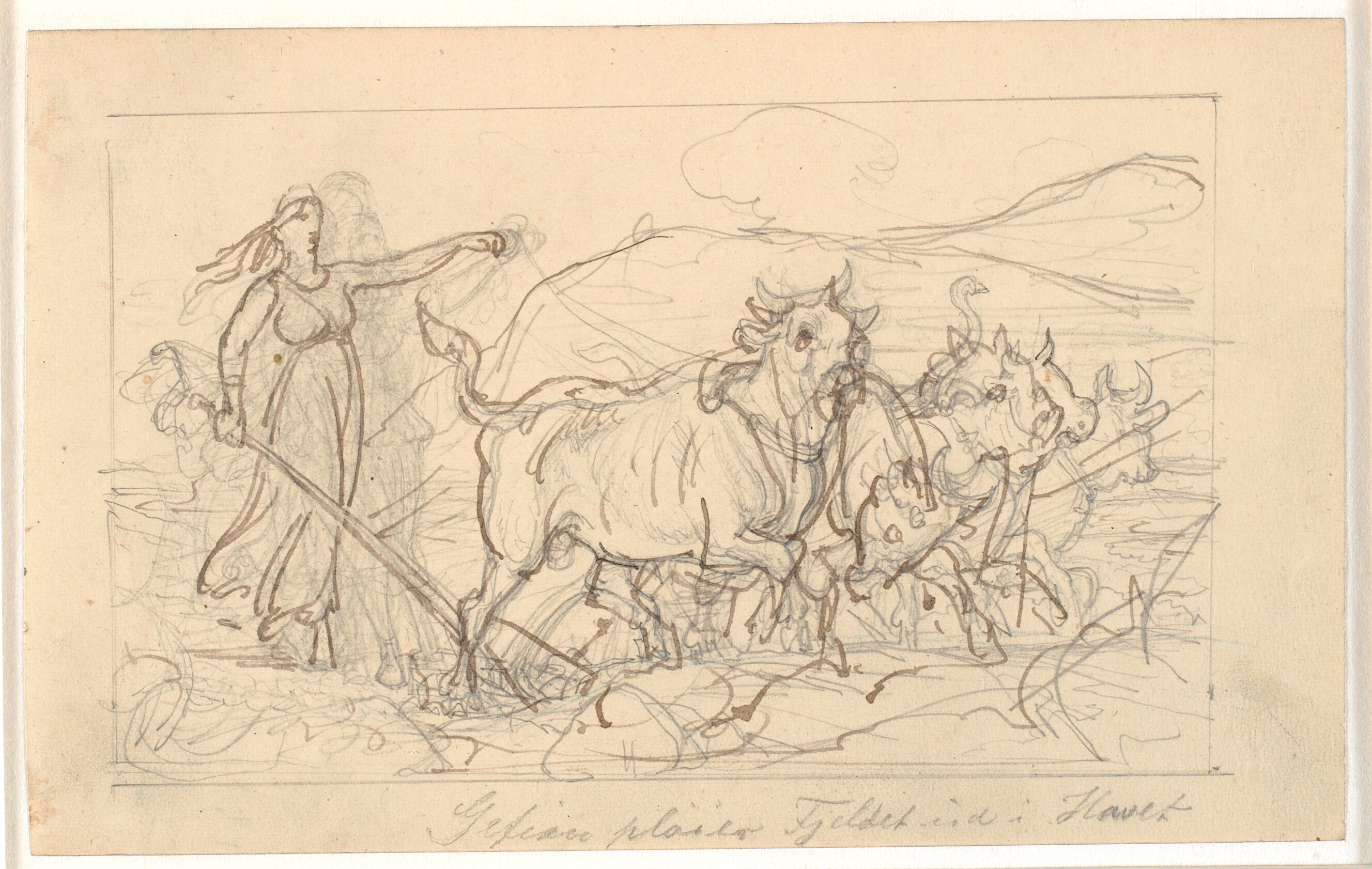 "Gefion pløjer fjeldet ud i havet"