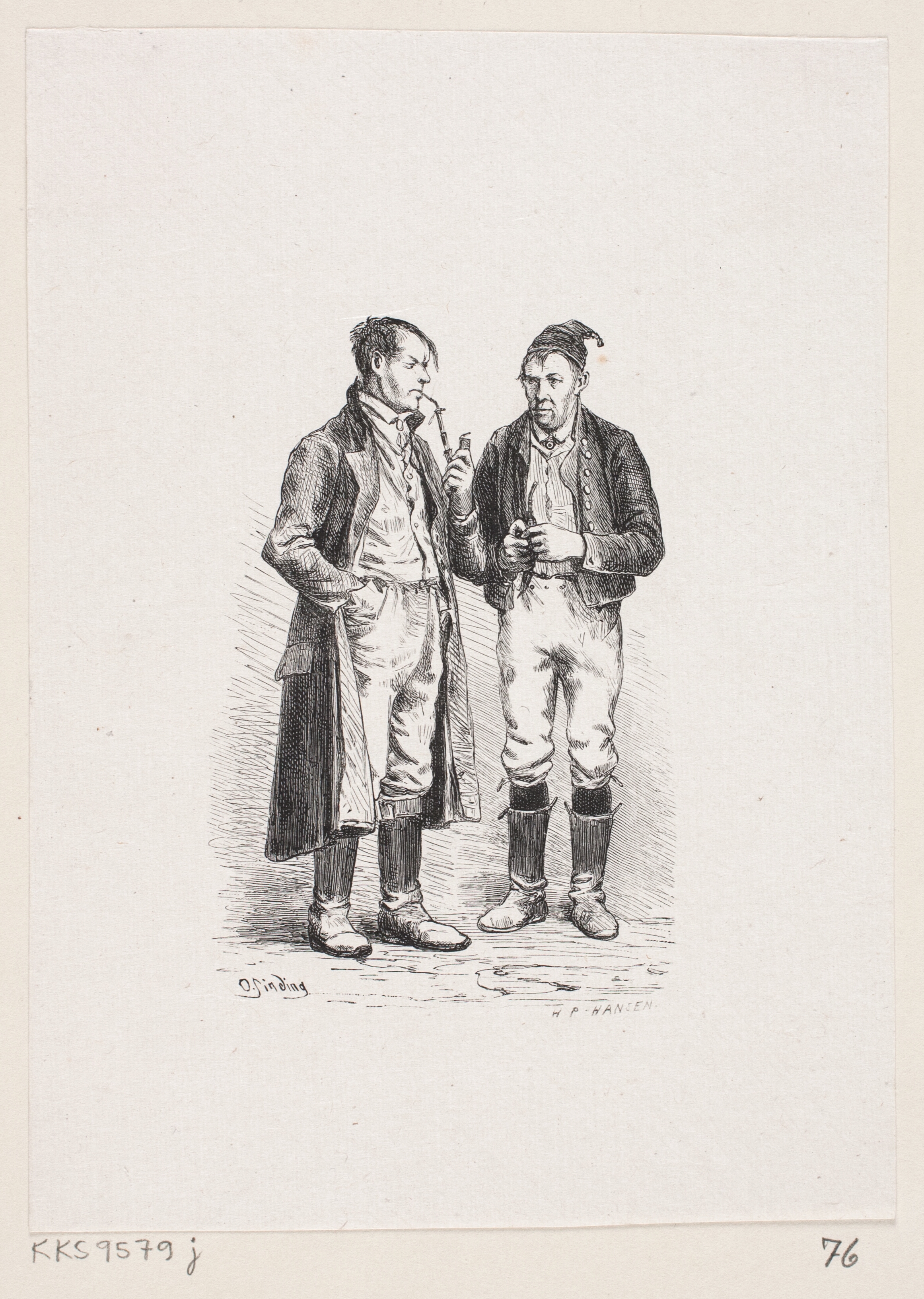 Illustration til "Dumme Mænd og Trold til Kjærringer"