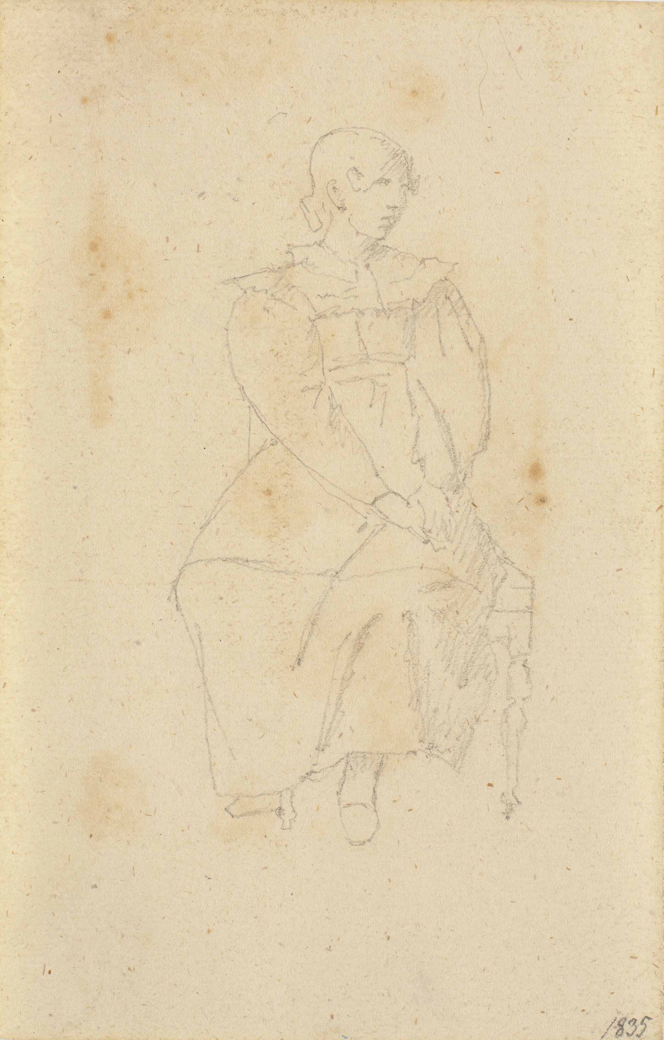 Kunstnerens søster Adolfine