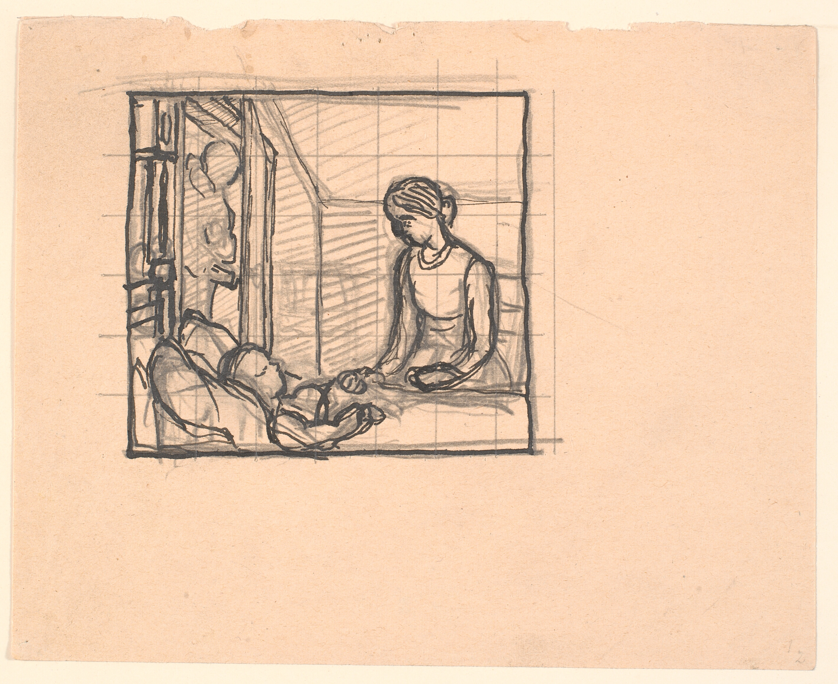 Da bankede det på Døren, og der kom en fattig, gammel Mand...