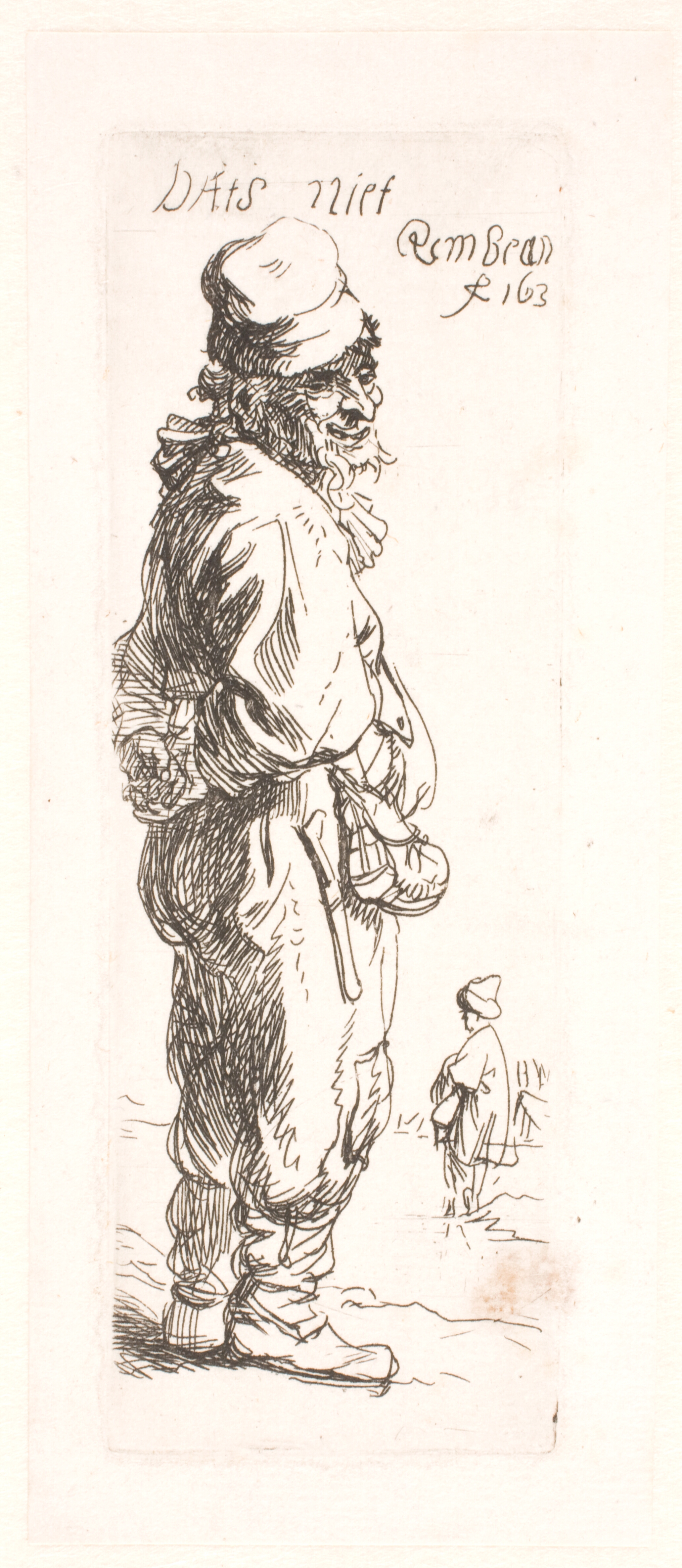 Bonde, der besvarer et spørgsmål