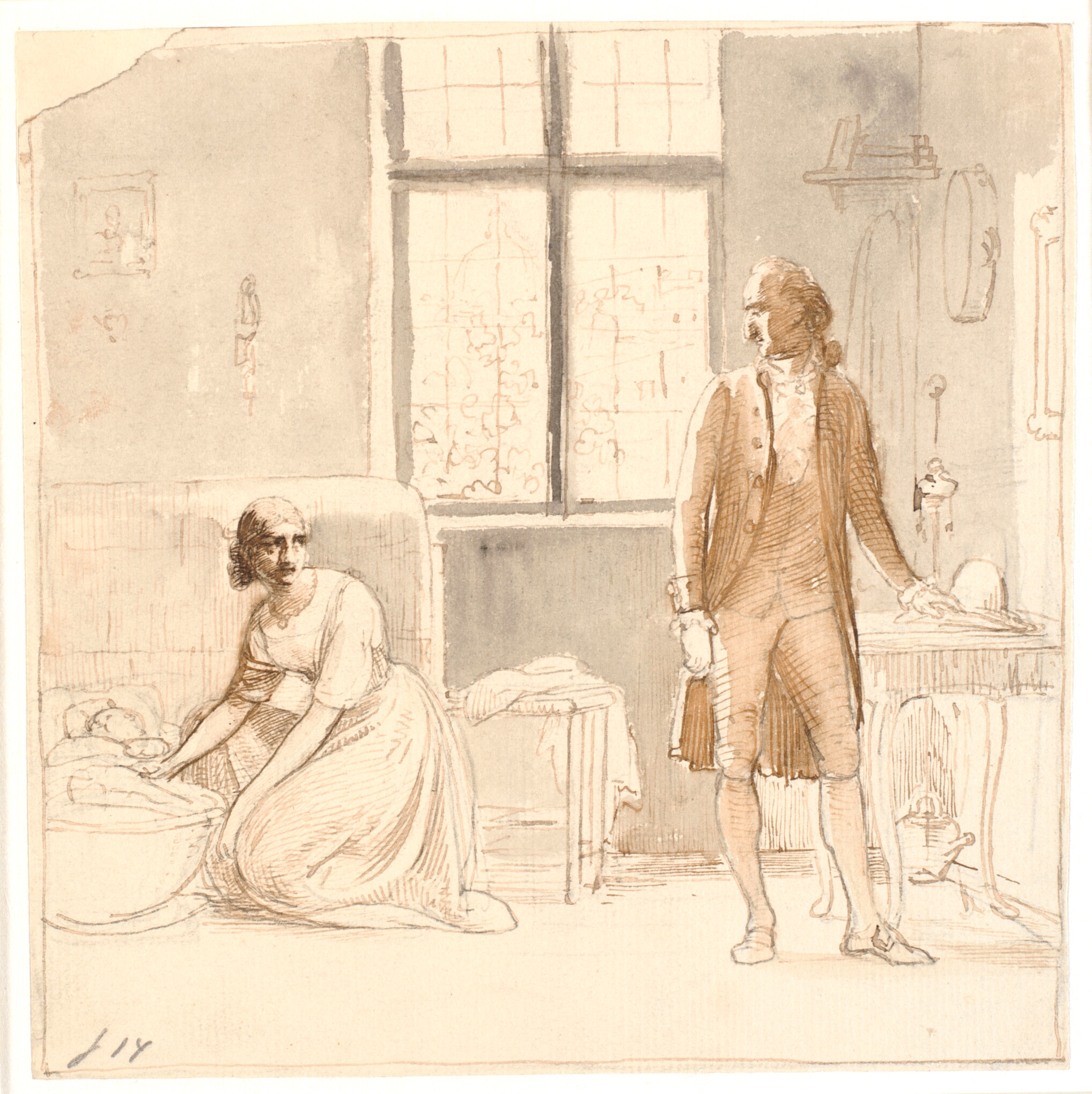 Goethe hos enken i Rom