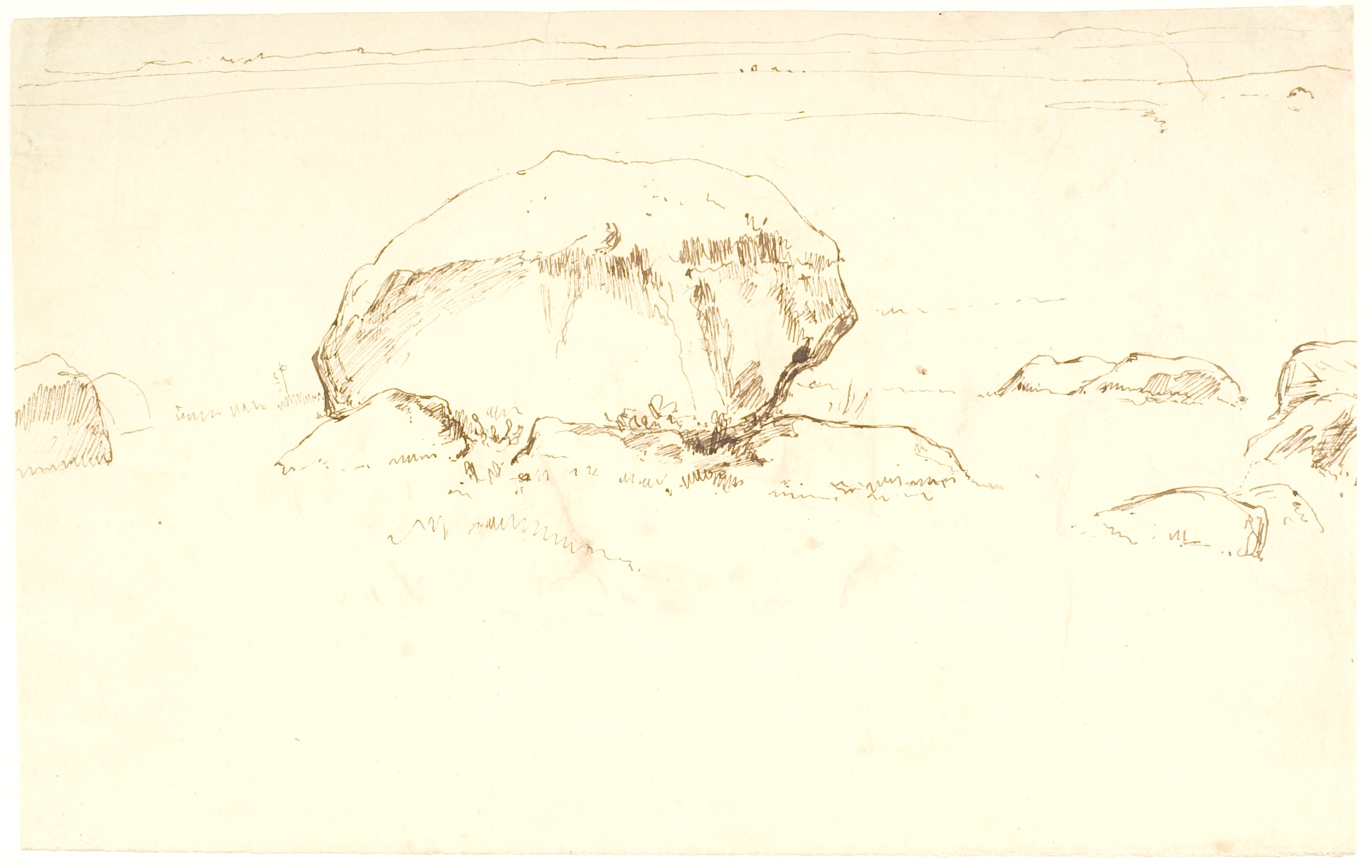 Kæmpehøj (formodentlig) på Brandsø