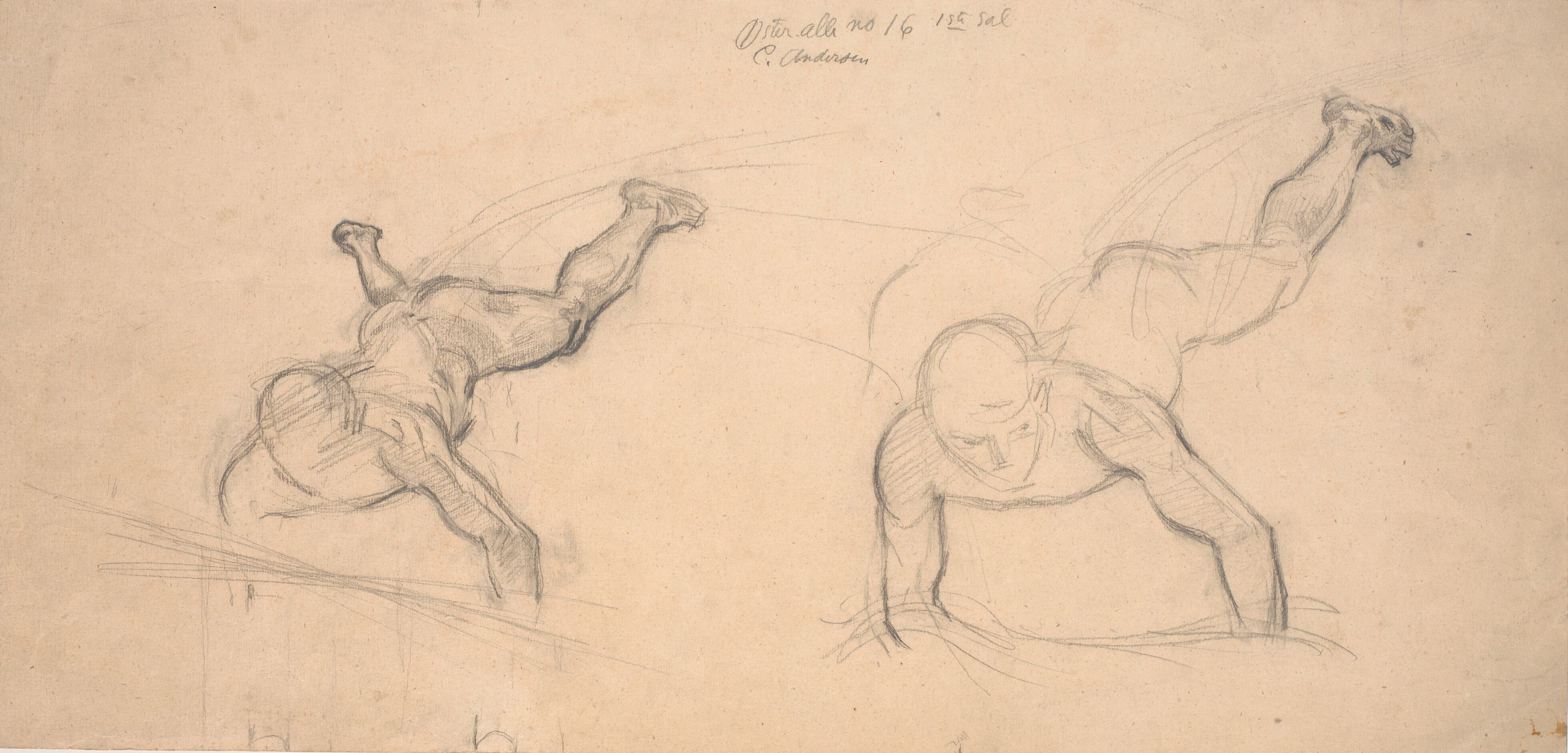 To studier af kravlende drenge (eller flyvende engle)