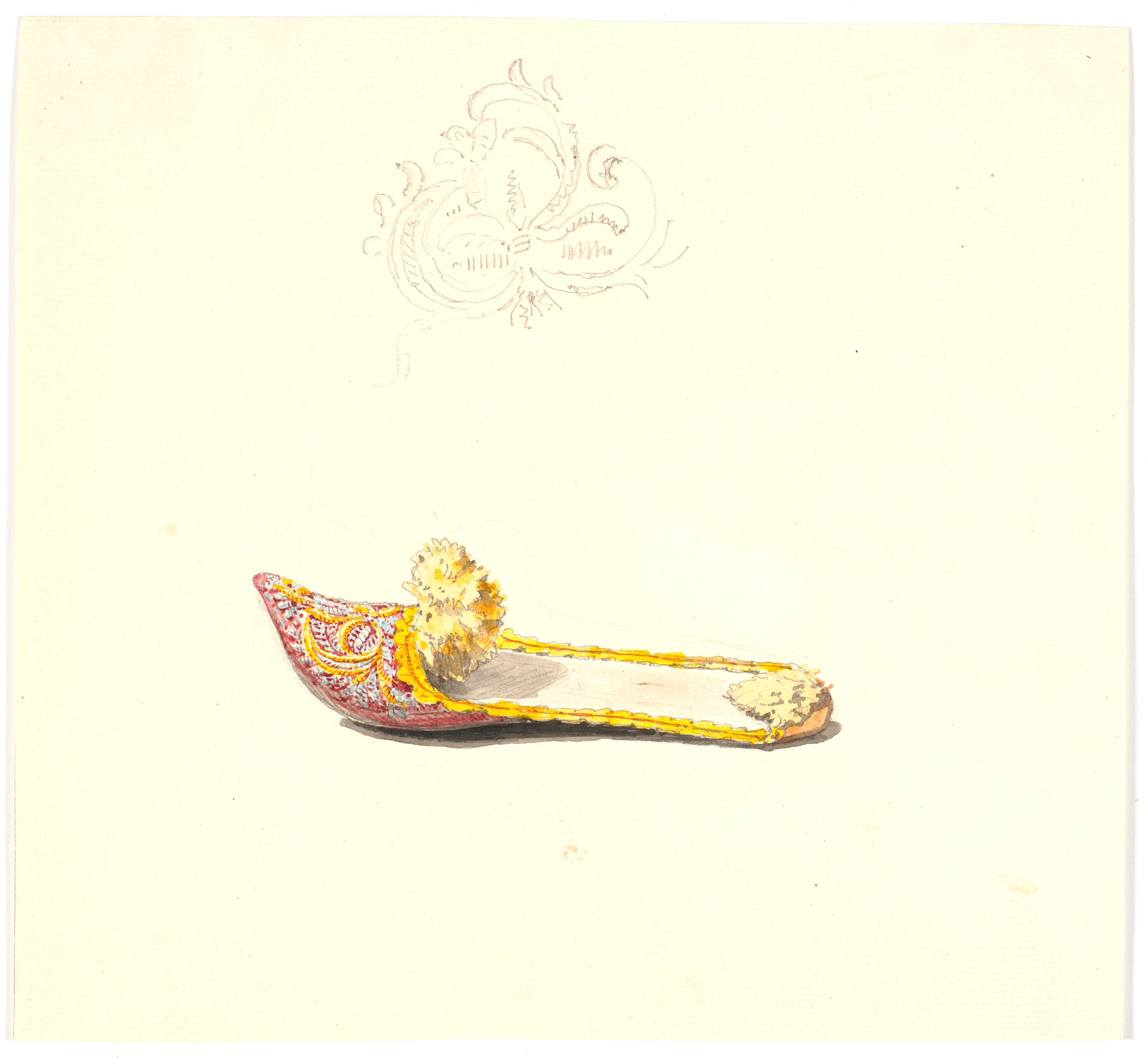 Tyrkisk tøffel og et ornament