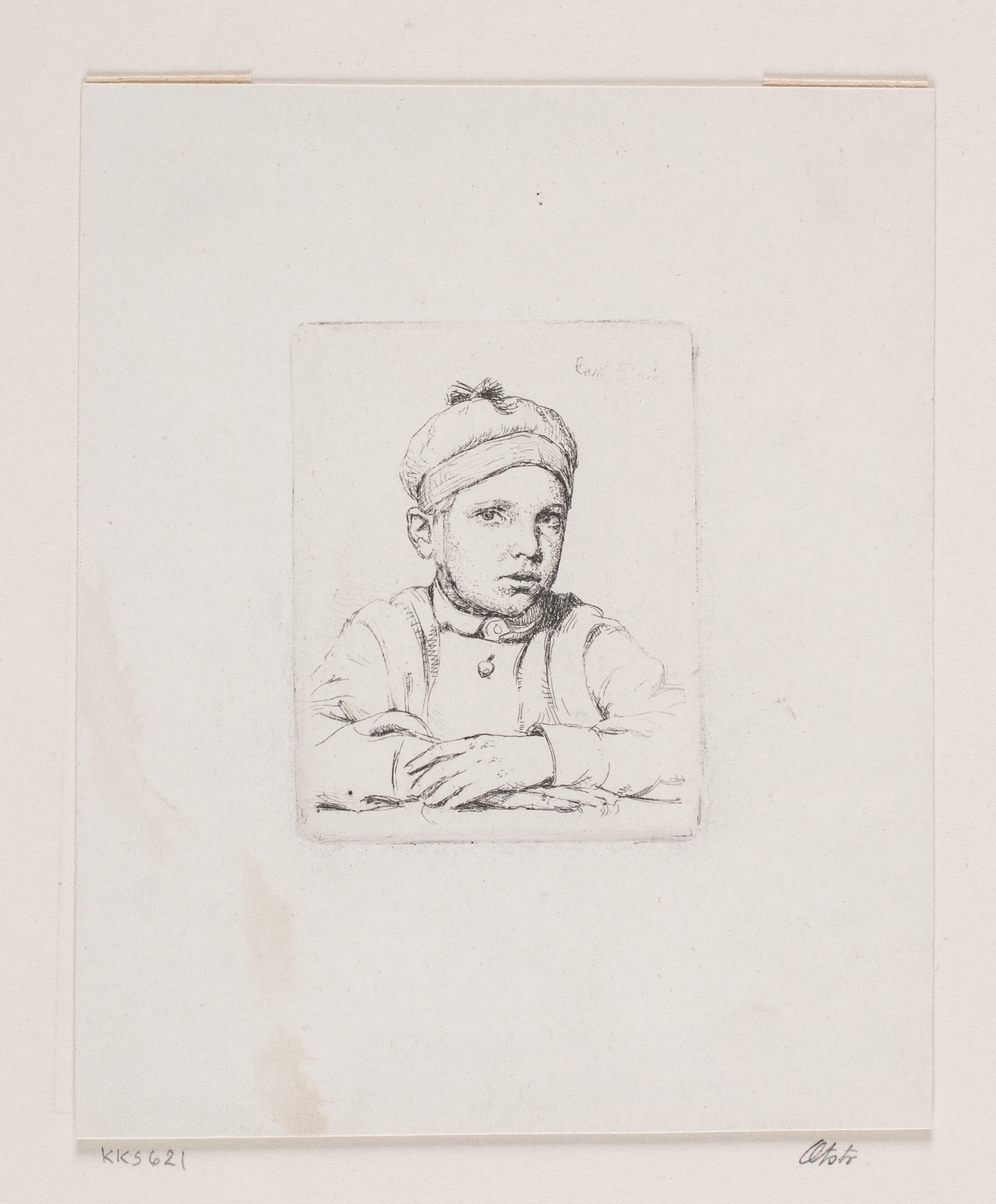 Barneportræt af Emanuel Trepka Bloch