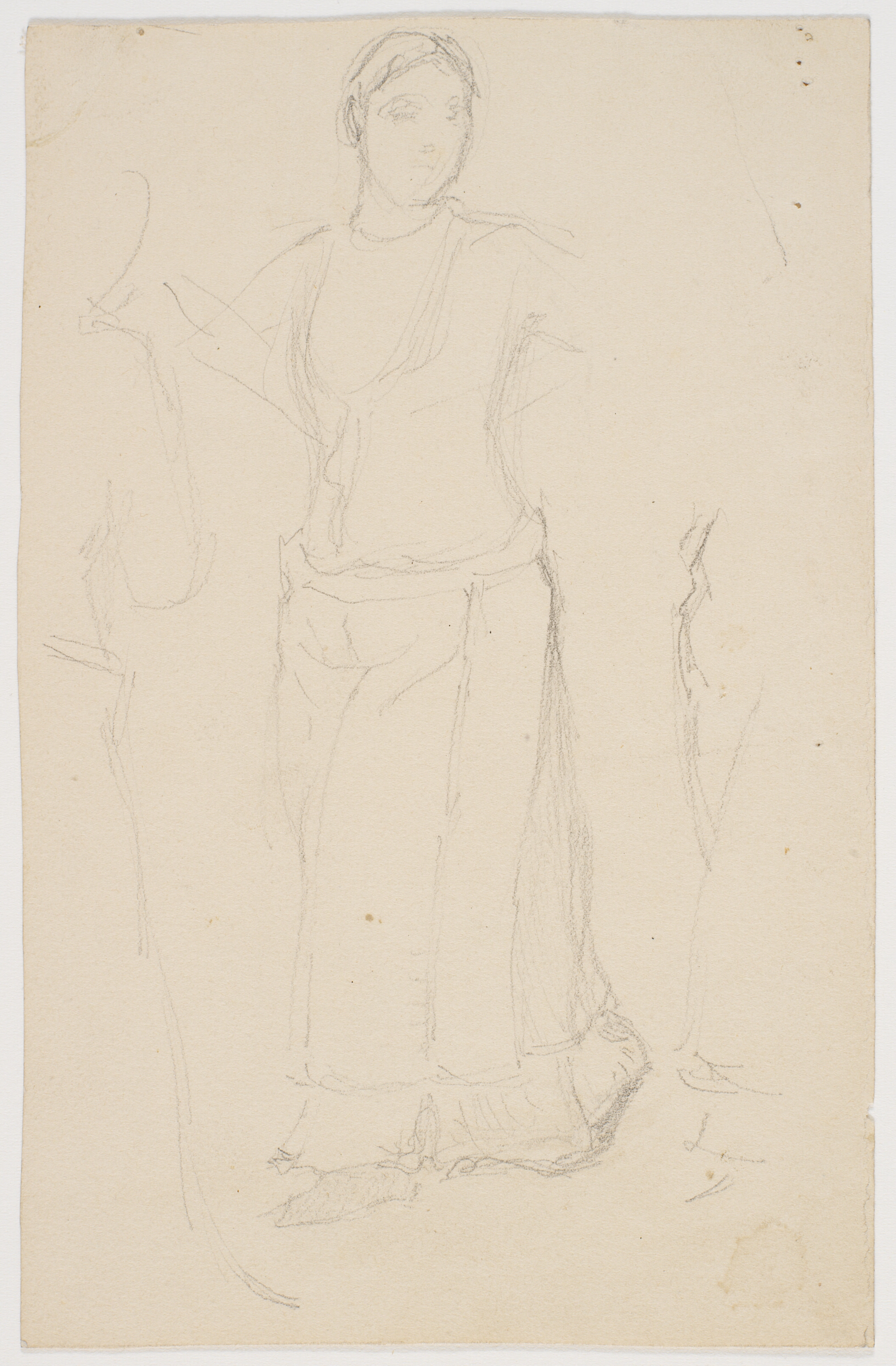 Studie af dansende græsk pige