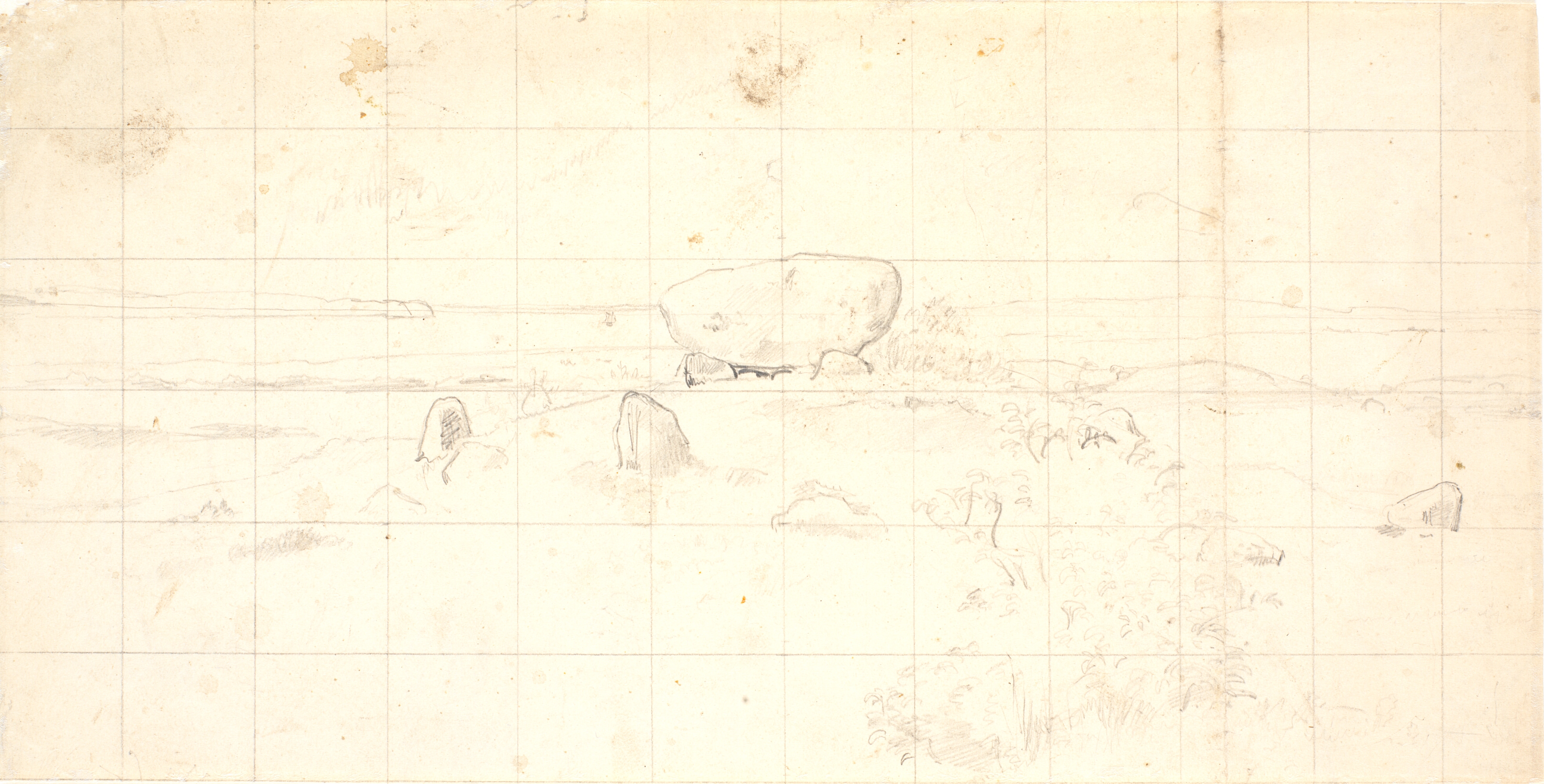 En kæmpehøj på Brandsø (kvadreret)