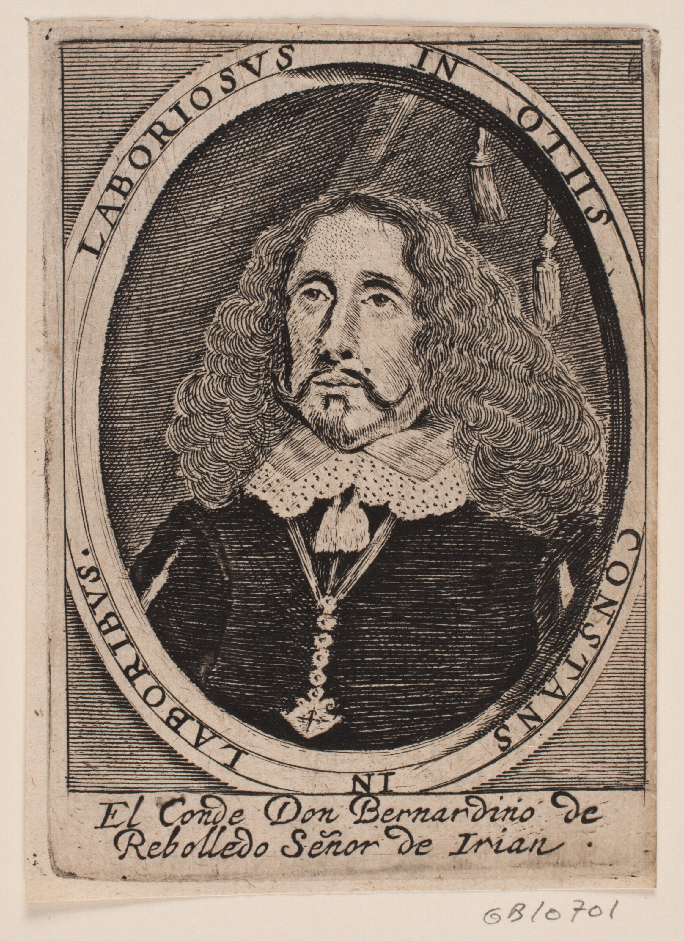 Don Bernardino de Rebolledo, spansk gesandt