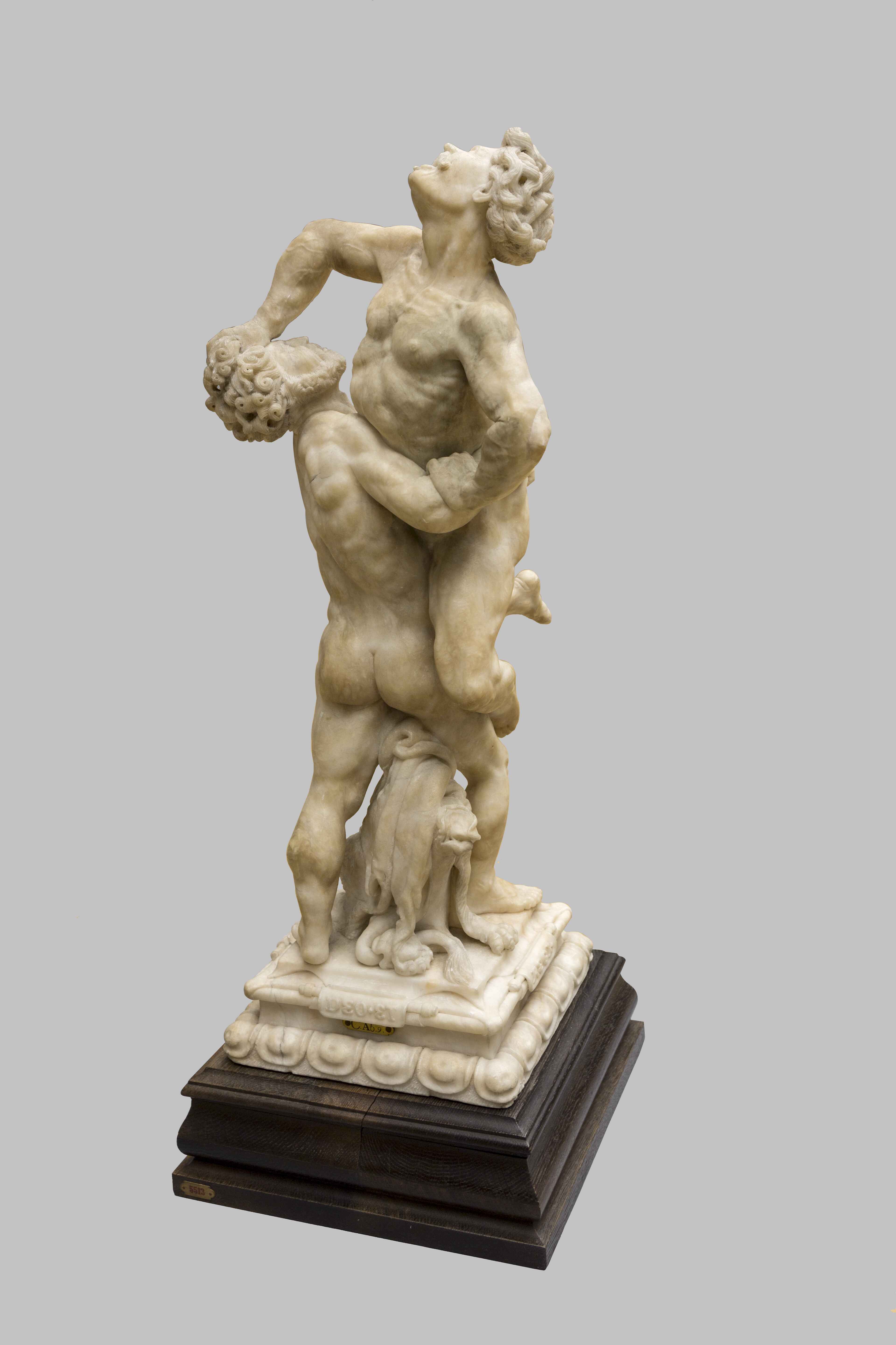 Herkules brydes med Antæus