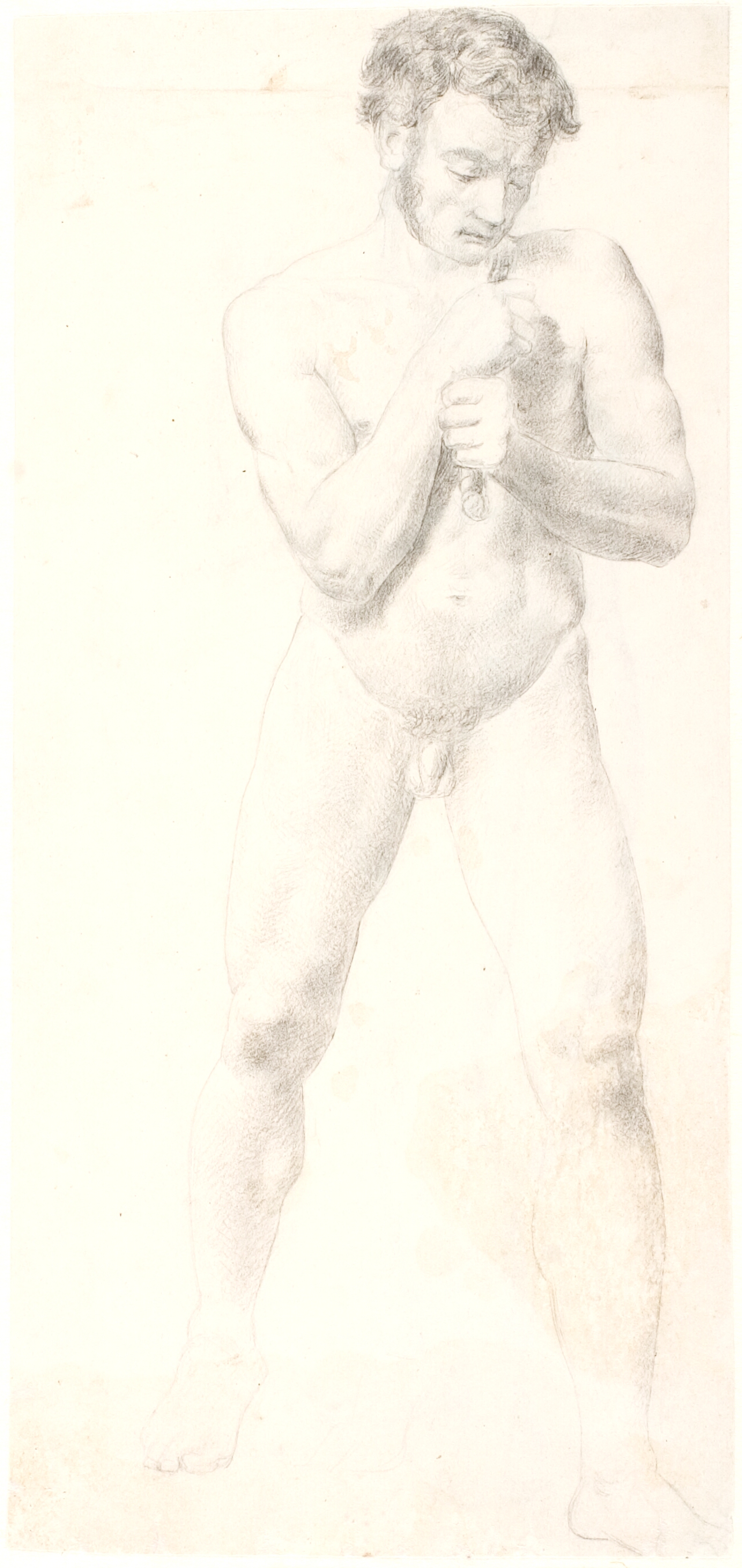 Stående mandlig model