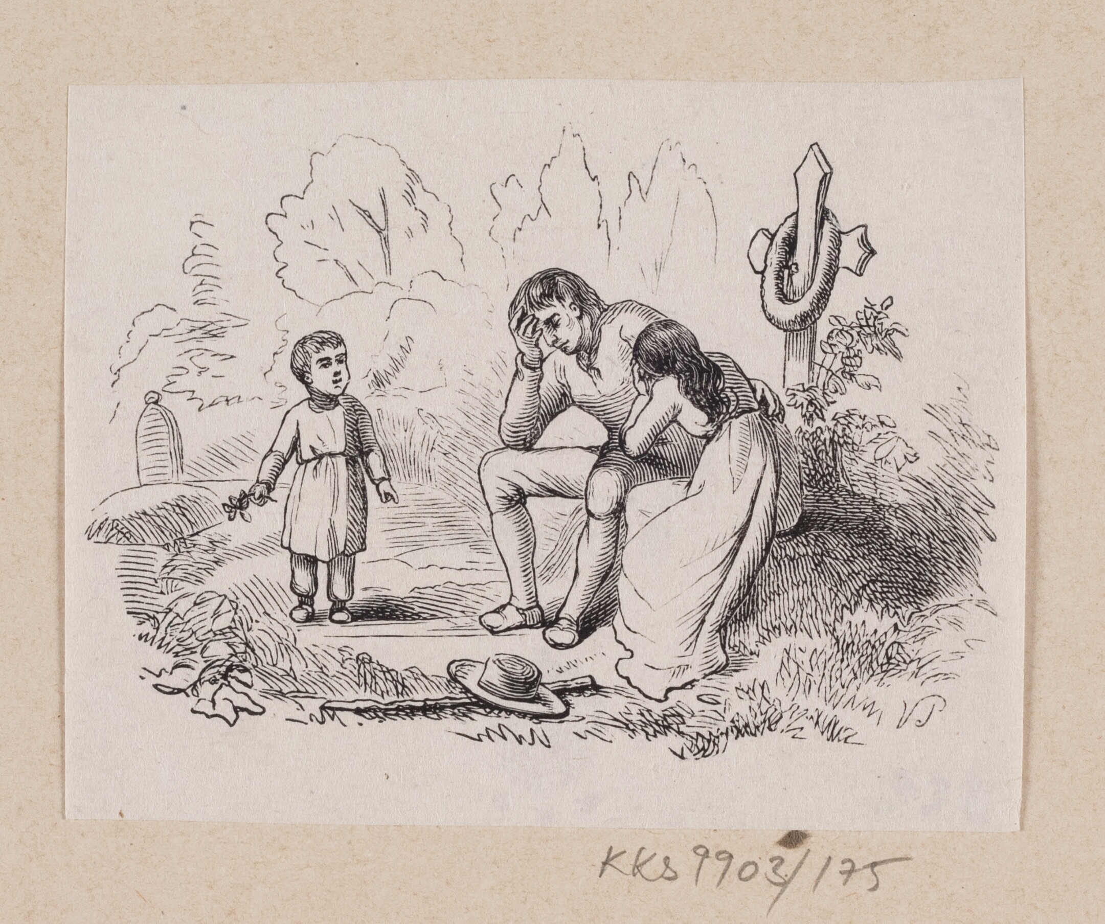 Illustration til "Den sidste Perle" i H.C. Andersen, "Eventyr og Historier", Bind 2