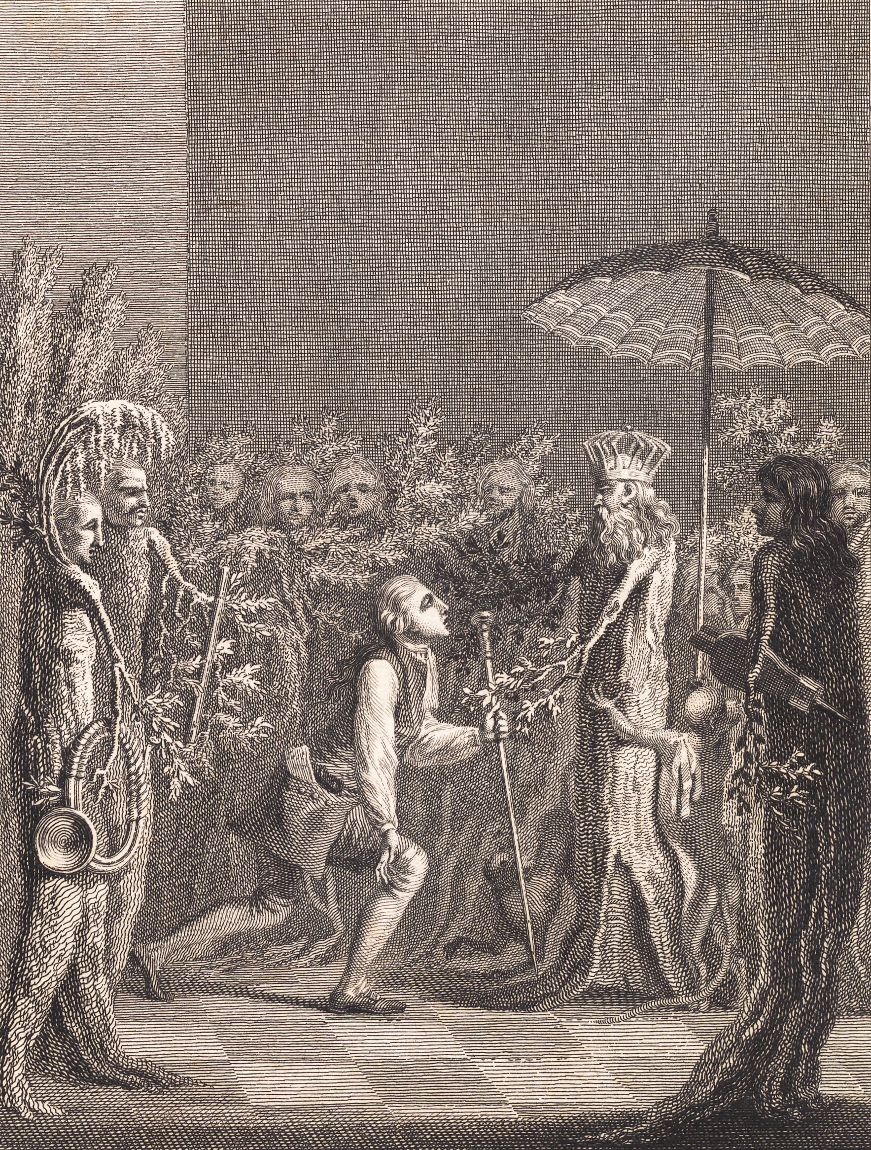 Niels Klim bøjer knæ for Potuanernes fyrste