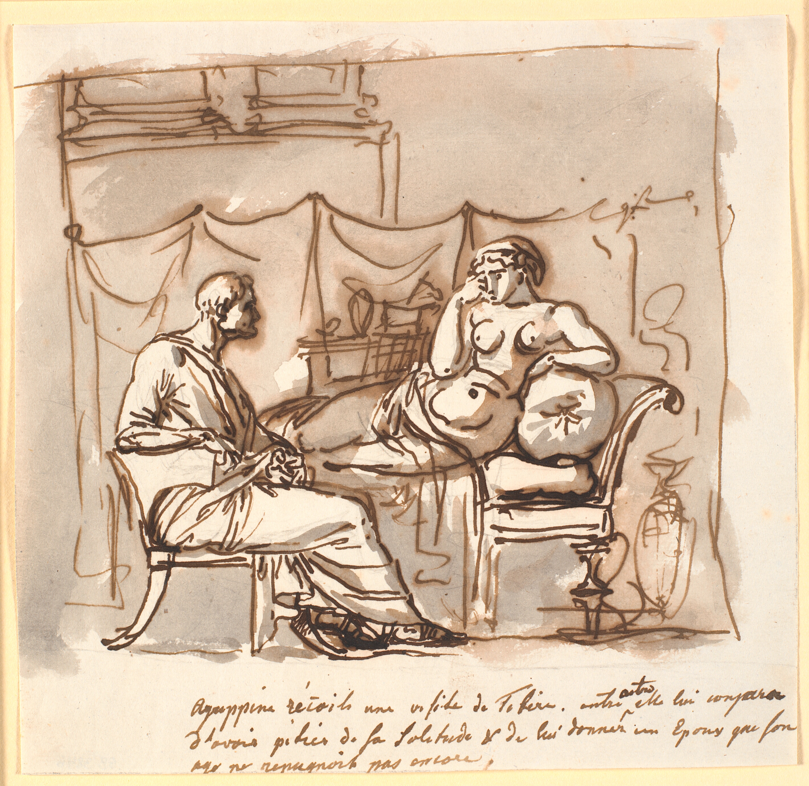 Agrippina beder Tiberius give hende en ægtemand