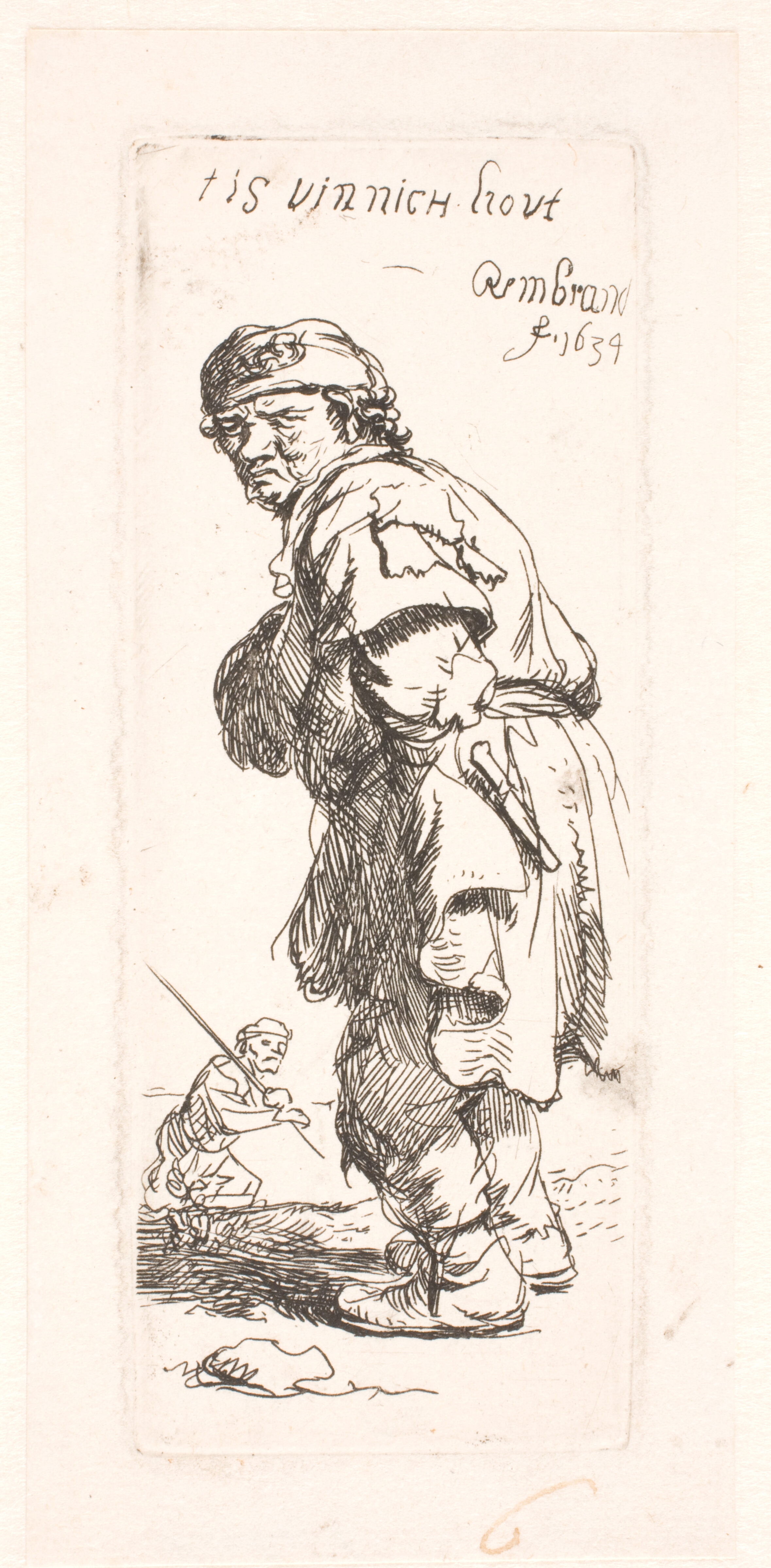 Bonde, der spørger om noget