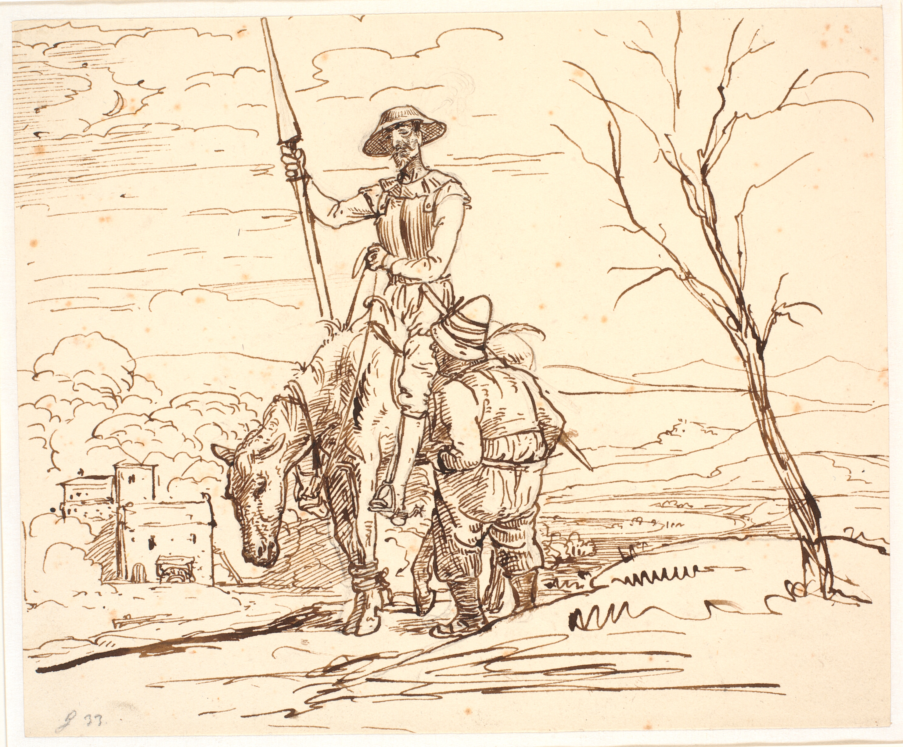 Sancho Pansa fortæller historien om gederne