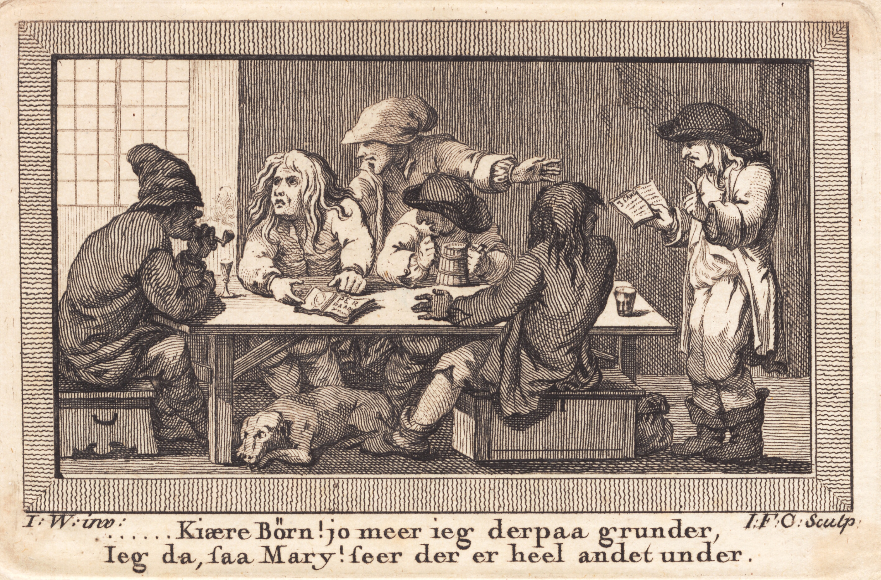 Peder Paars-digtet bedømmes i krostuen på tre hjorter