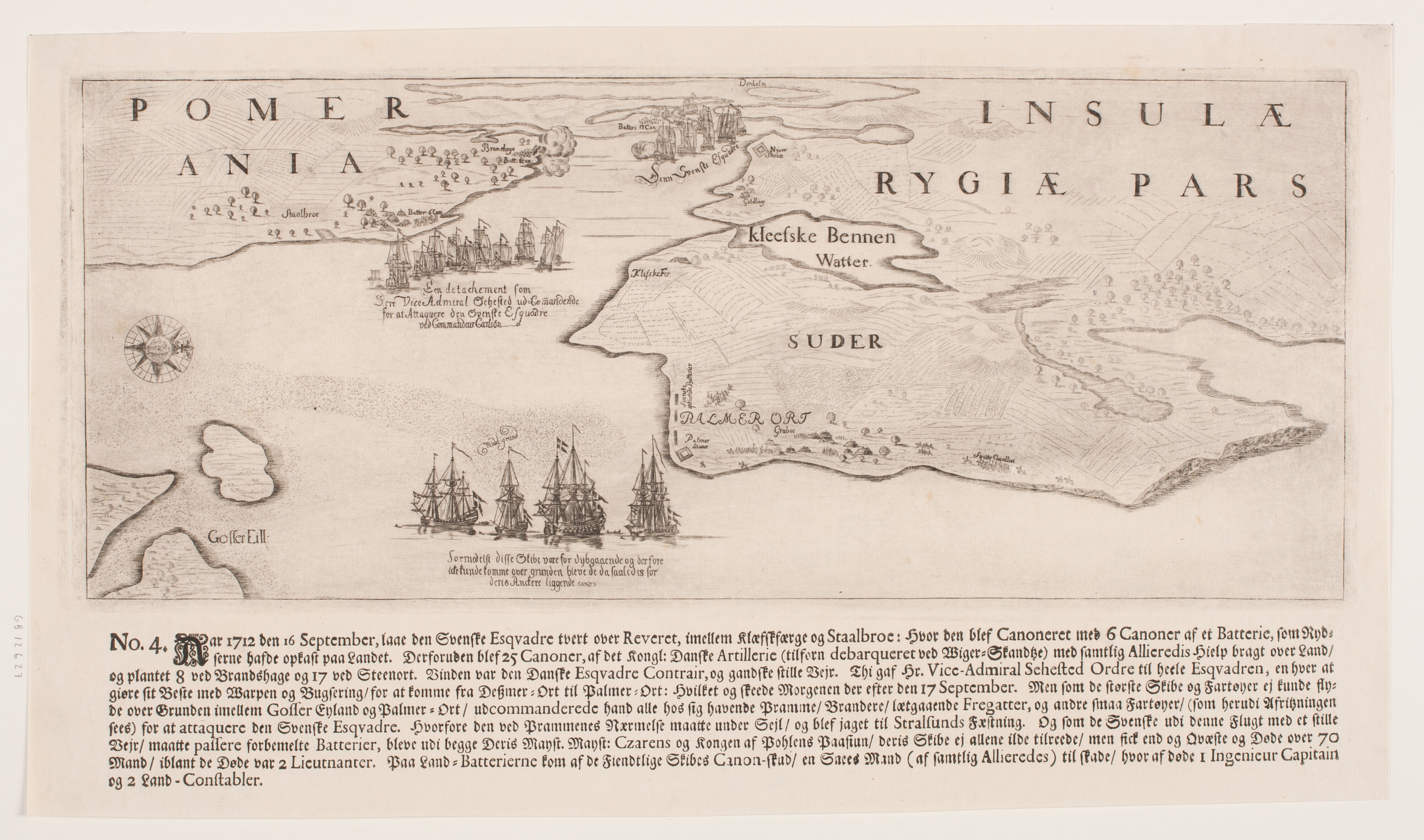 Den danske flådes angreb på svenskerne, Gripswald, 21. juli 1716, nr. 4