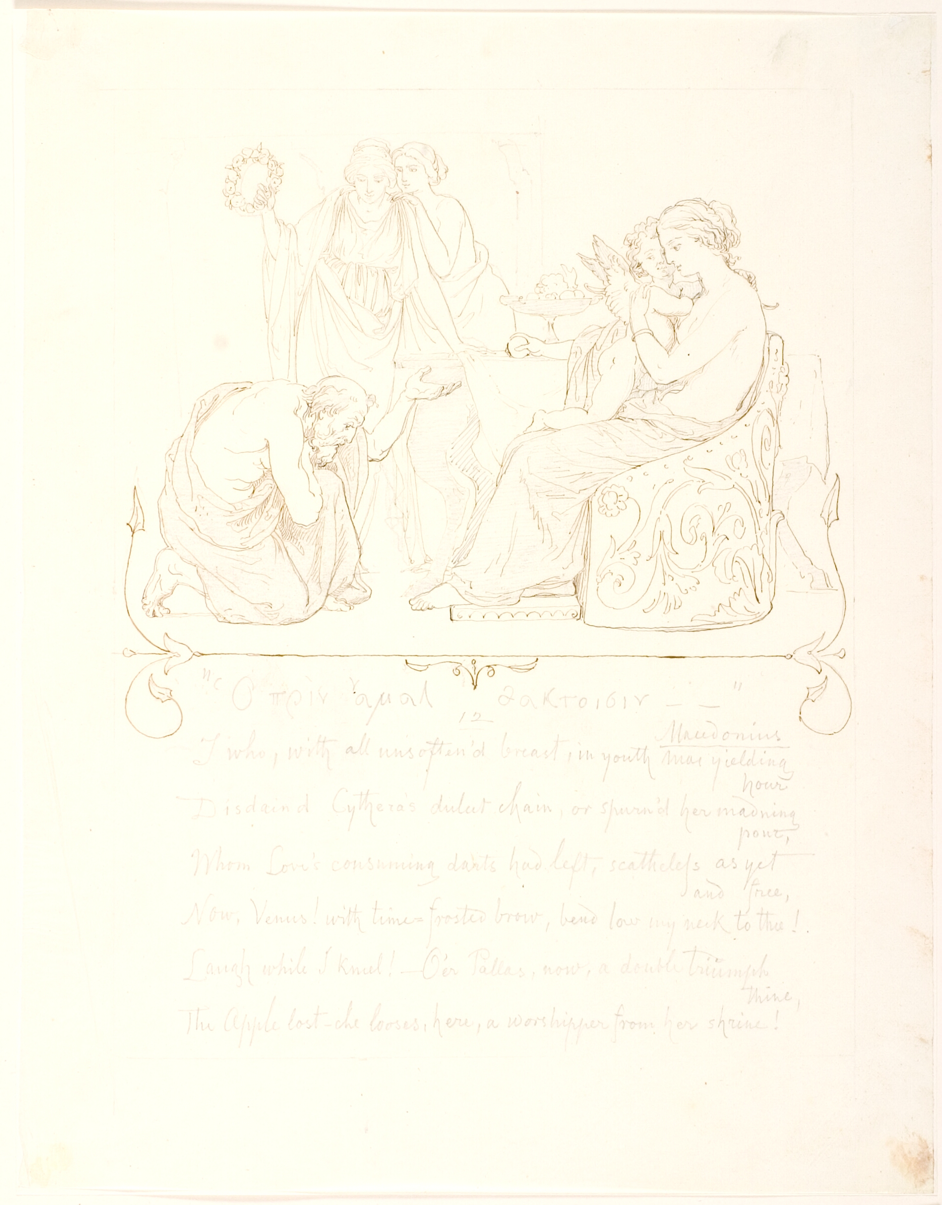 Jeg bøjer nu halvt graanende min nakke for dig