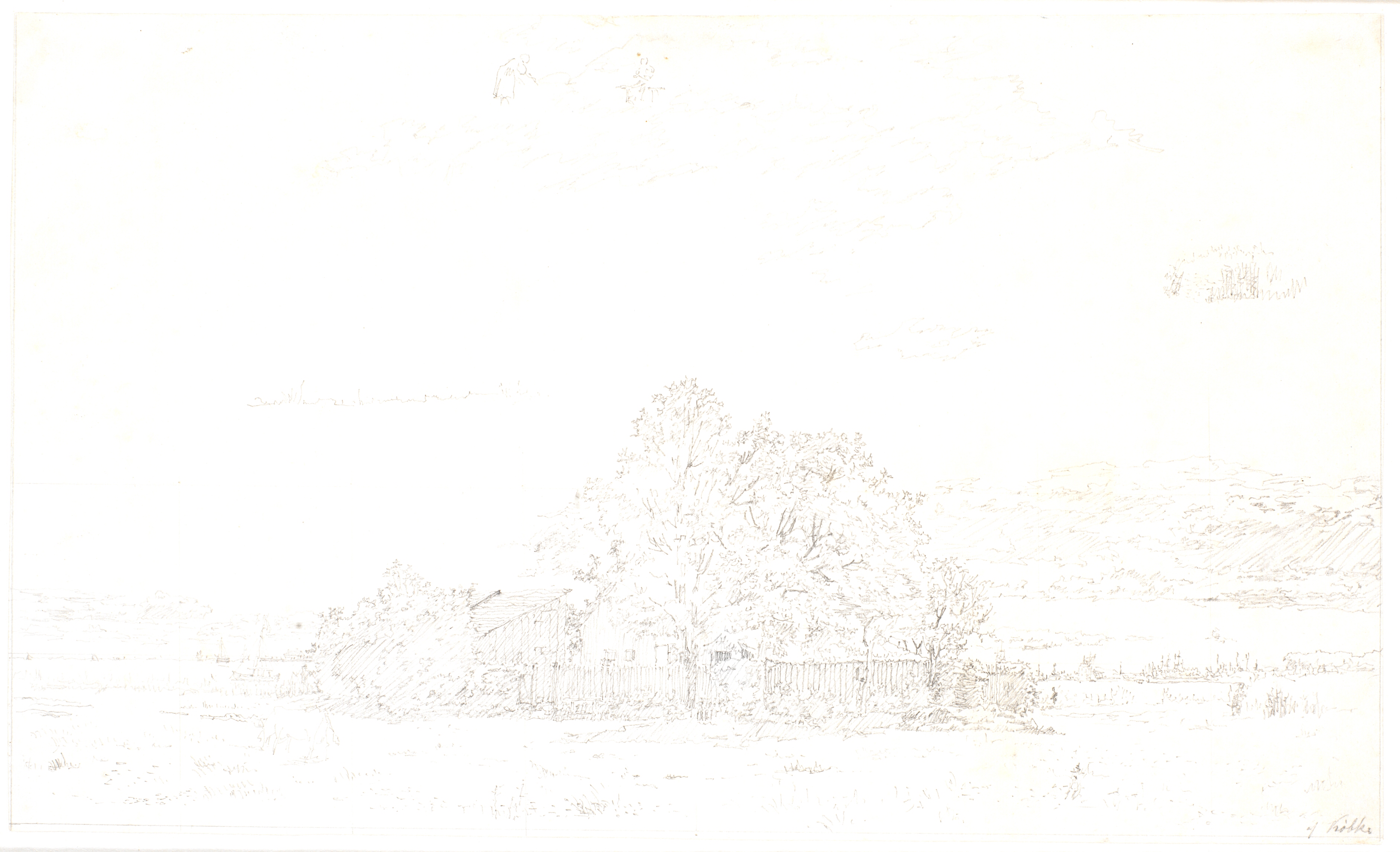 Parti i nærheden af Kalkbrænderiet med udsigt mod København