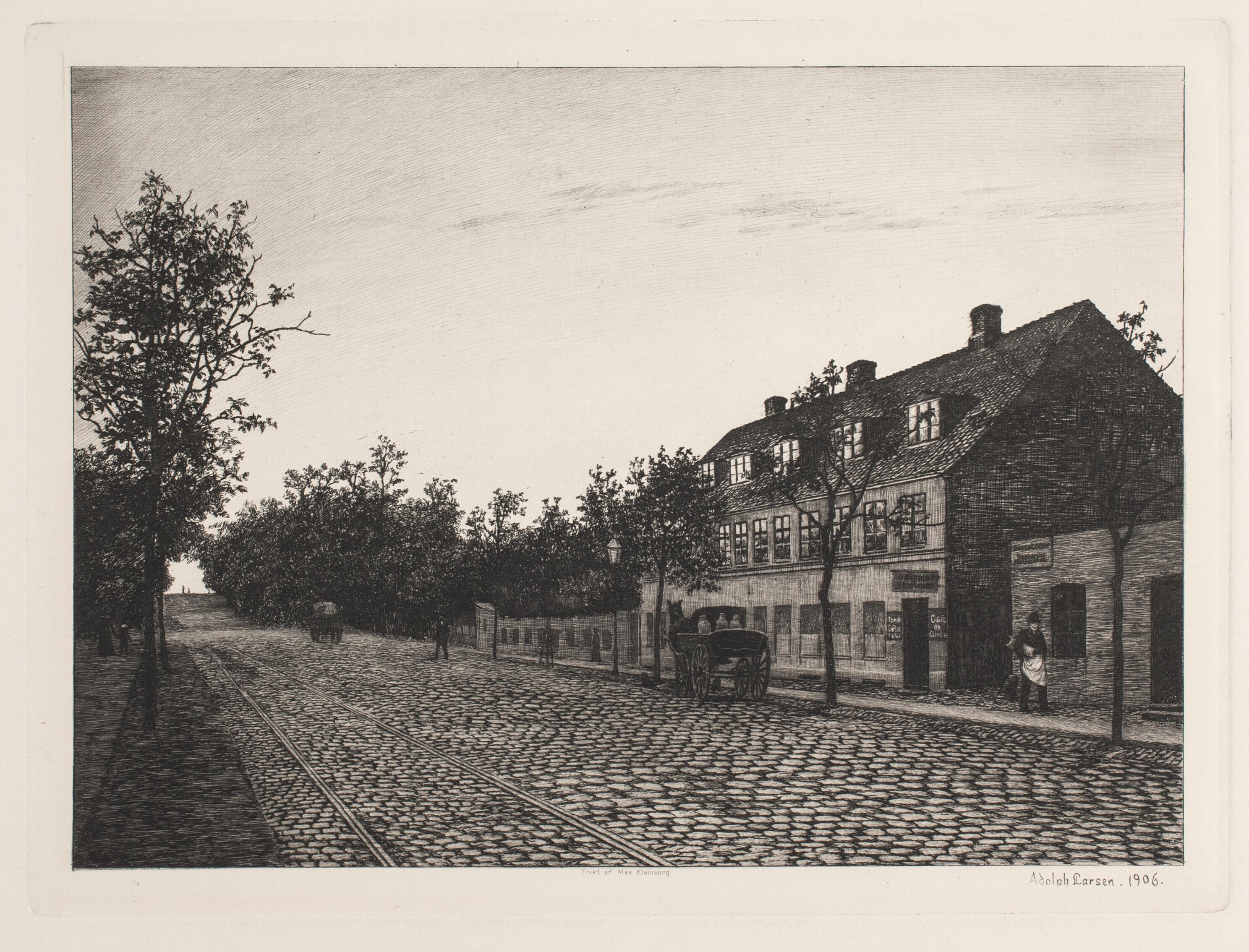 Gadeparti i en udkant af København