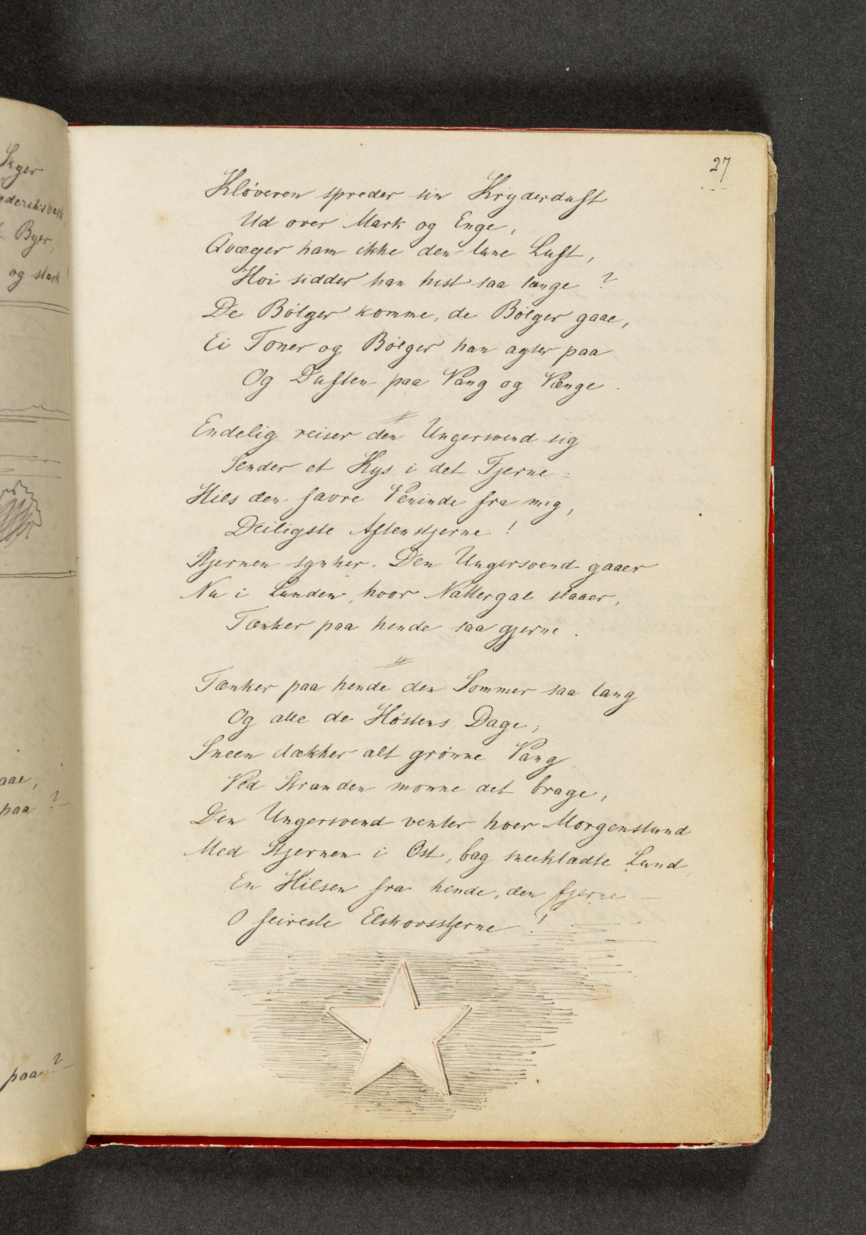 En stjerne; samt vers. Side 27