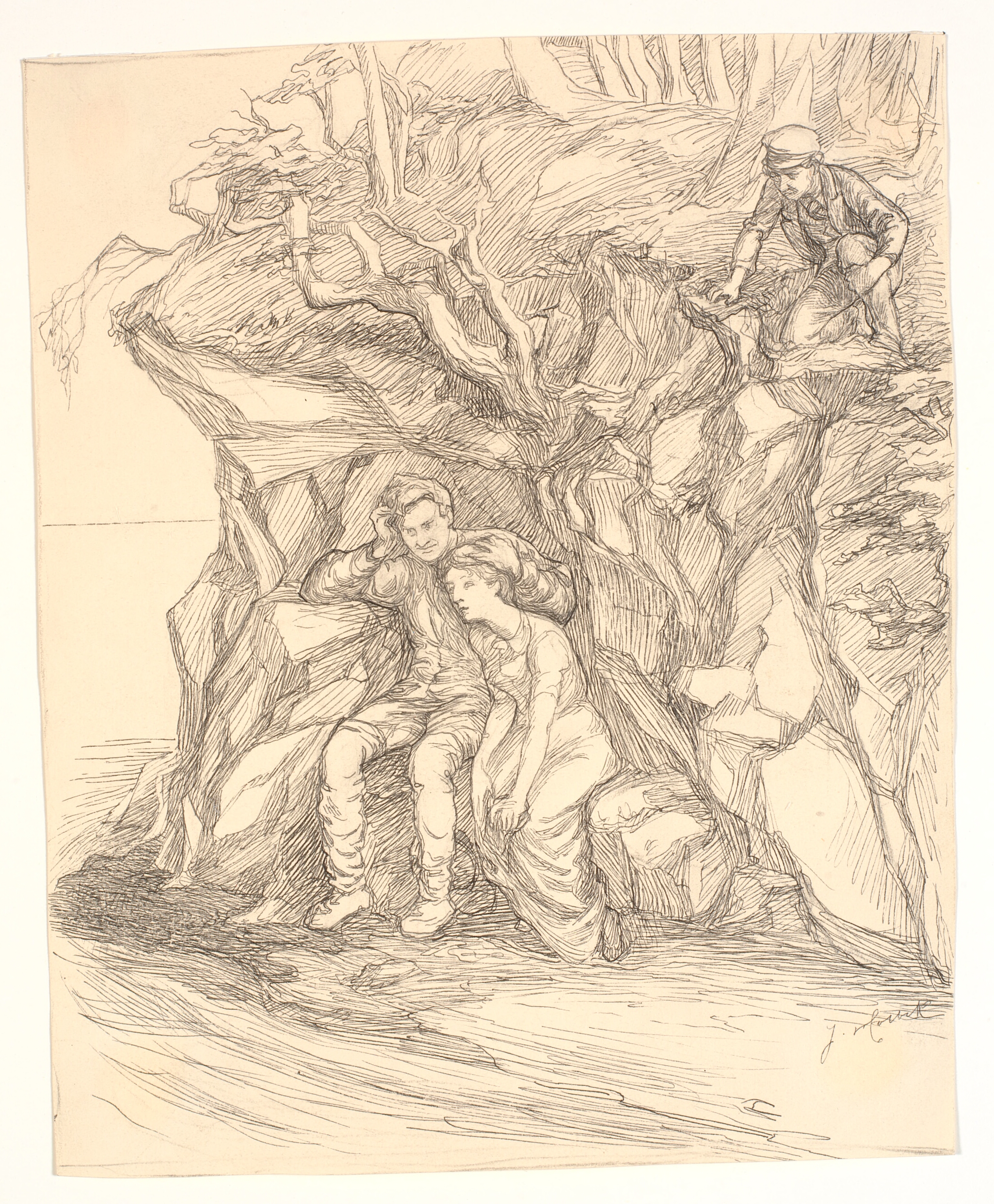 Illustration til Alfred Tennyson "Enoch Arden"