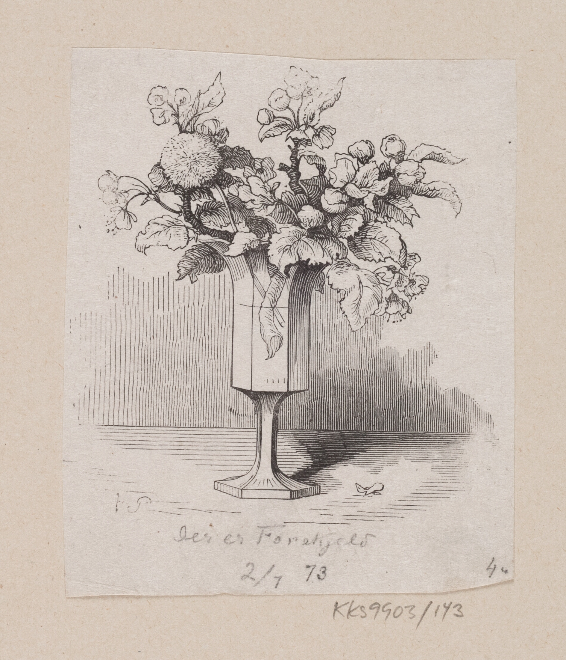 Illustration til "Der er Forskjel" i H.C. Andersen, "Eventyr og Historier", Bind 2