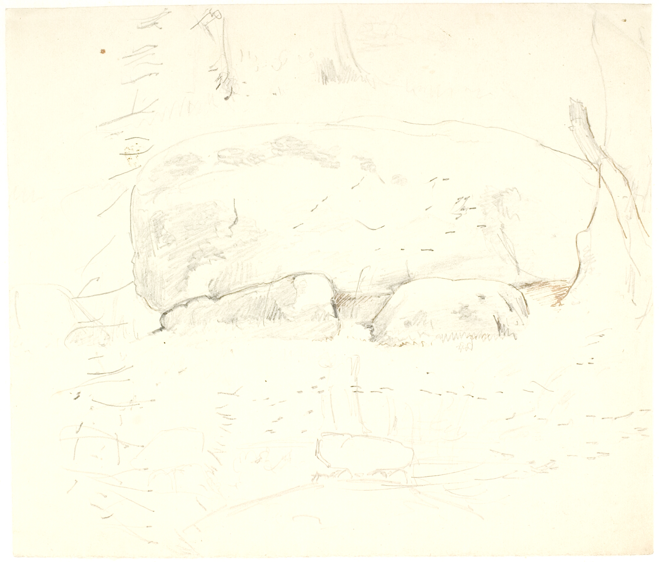 En stendysse på Brandsø