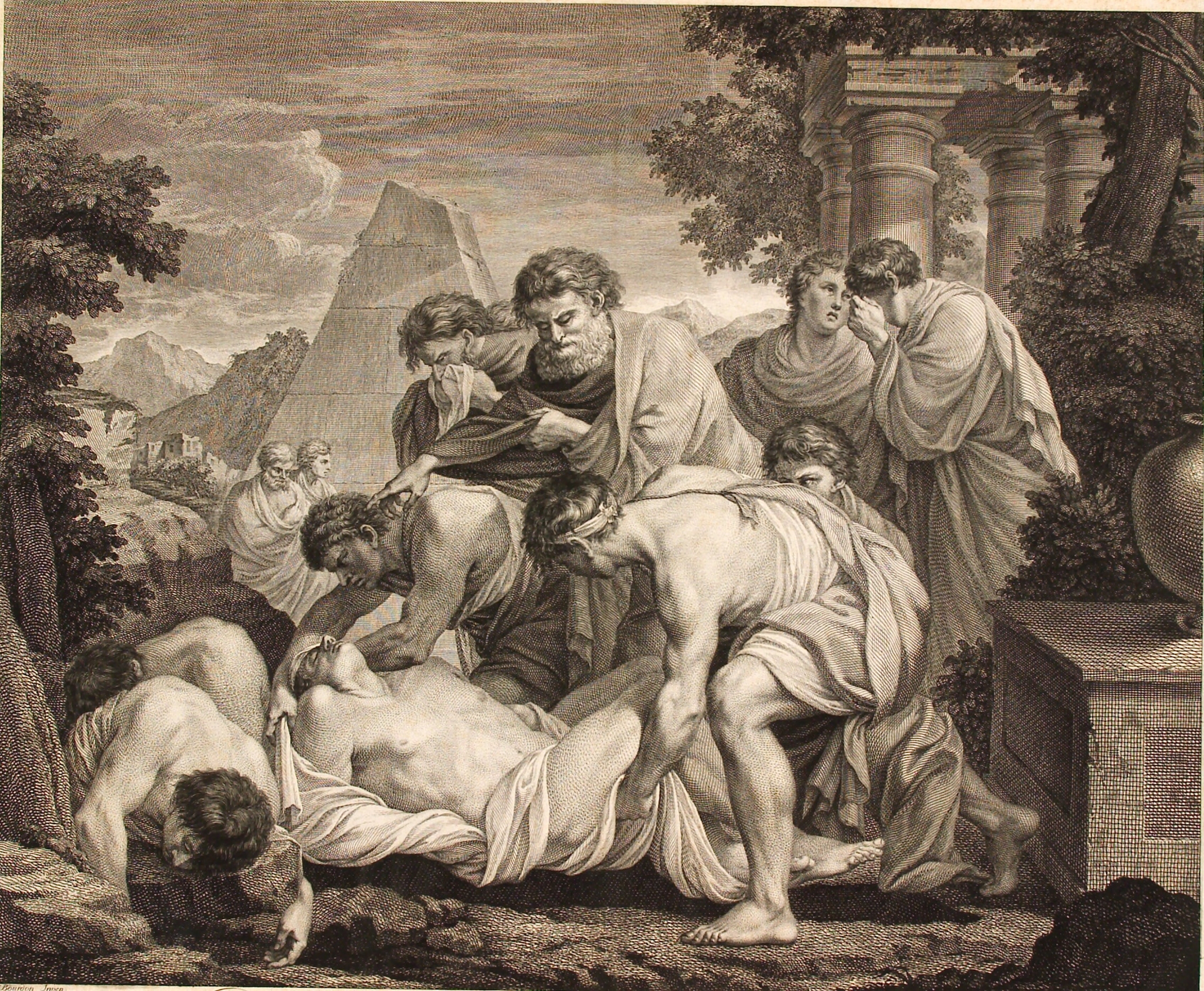 Tobias lader i pestens tid de døde begrave