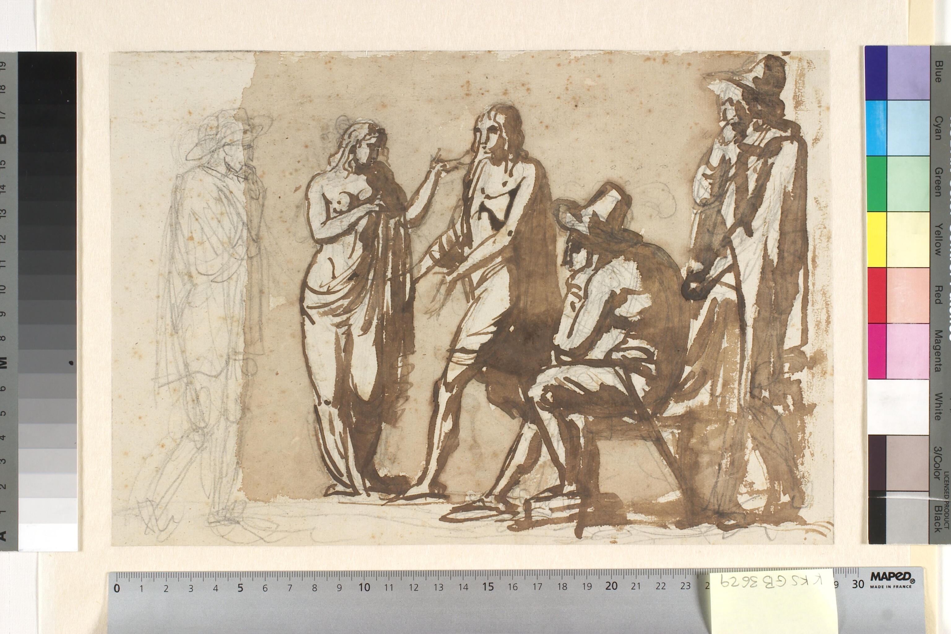 Culmins genfærd viser sig for moderen. Ossians digte, Temora V