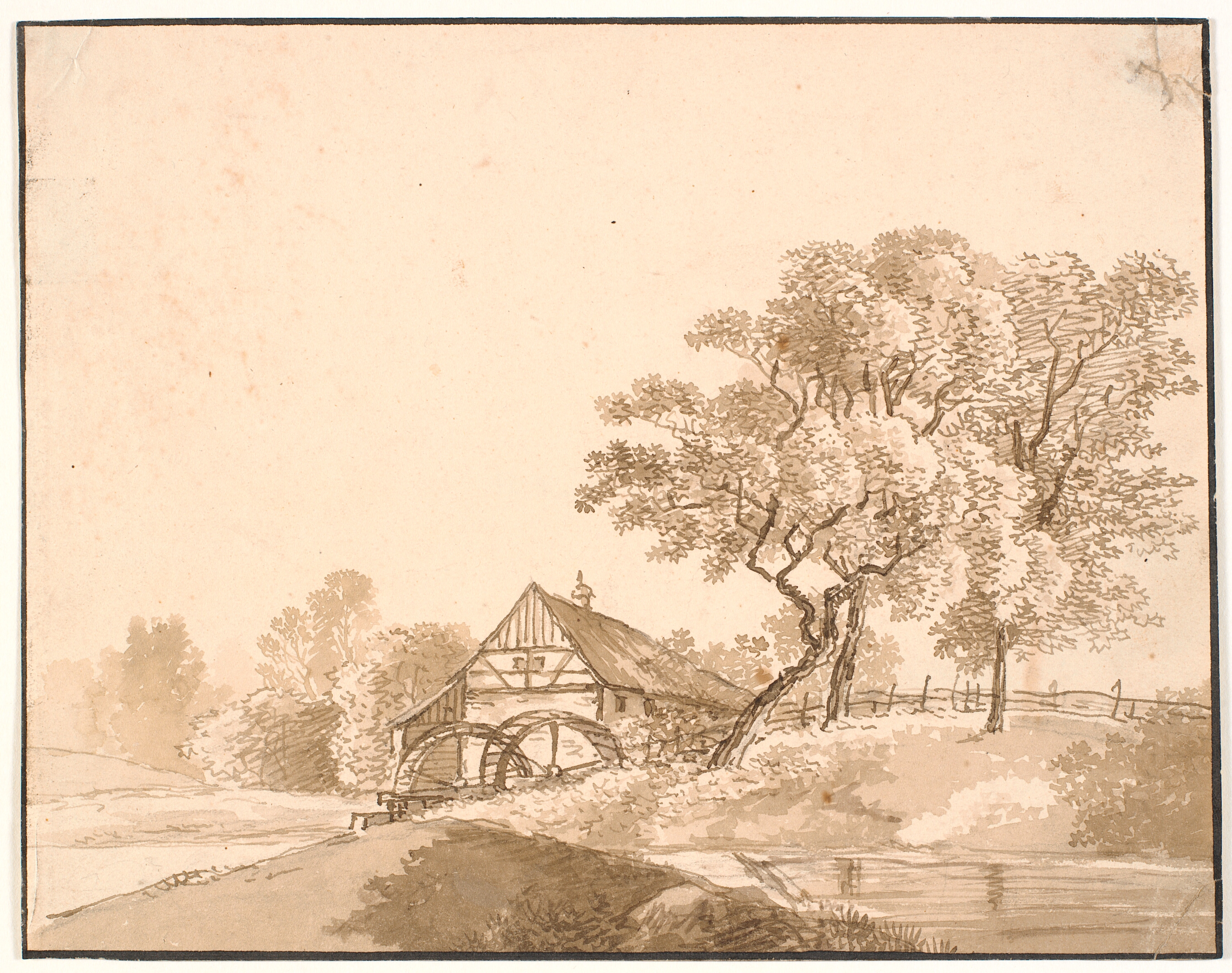 En mølle ved Lausanne