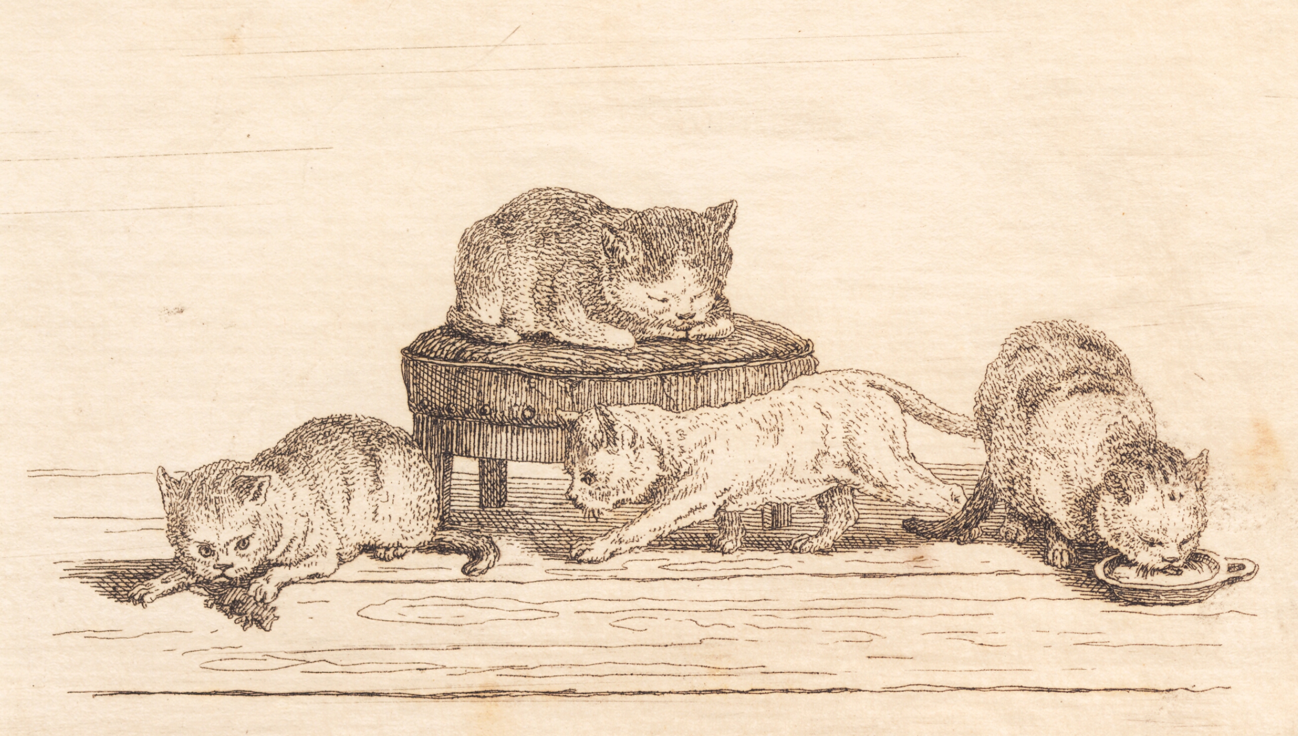 Illustration til "Halvhundrede Fabler for Børn" af Hey