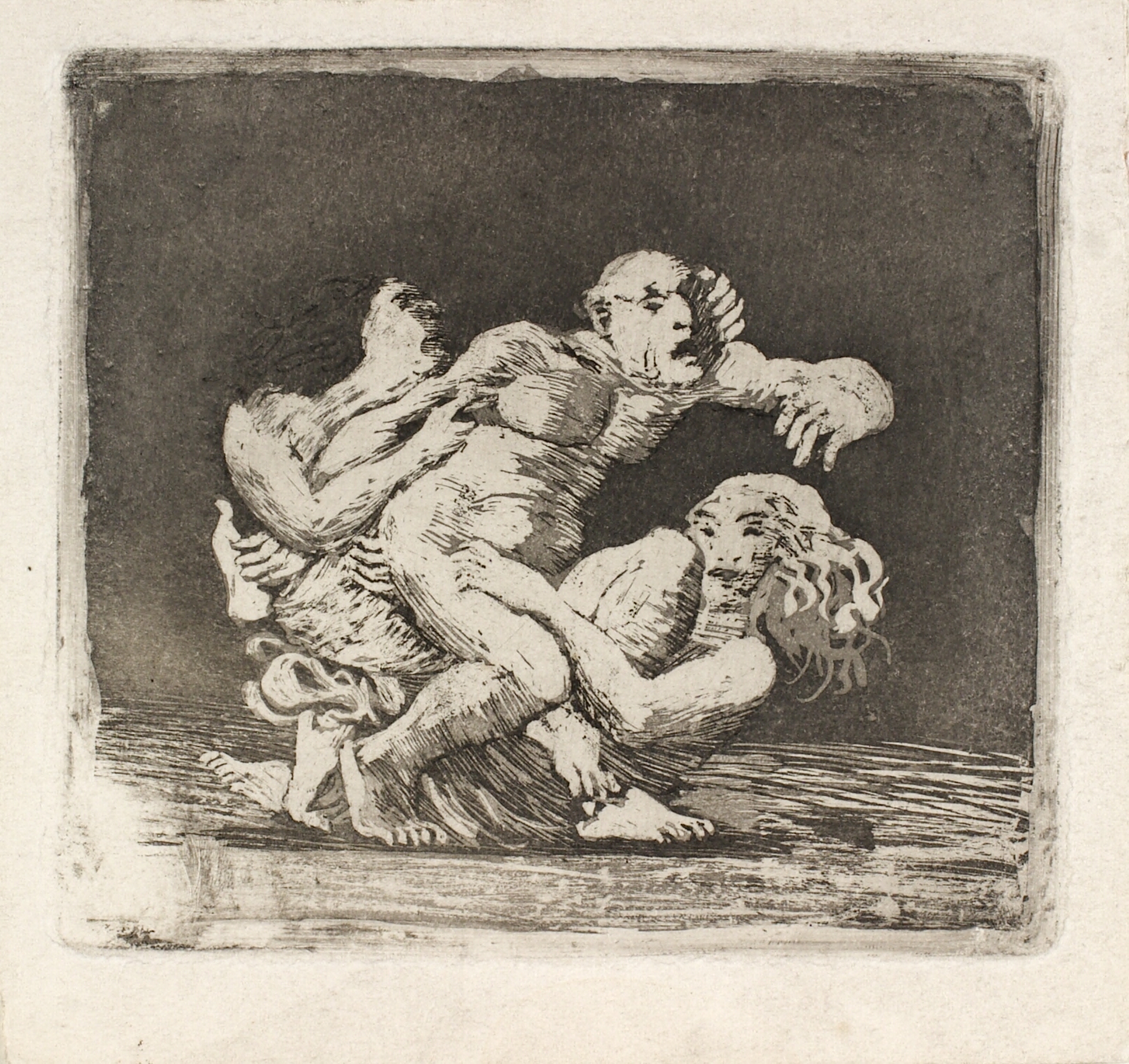 To kvinder slås om en mand