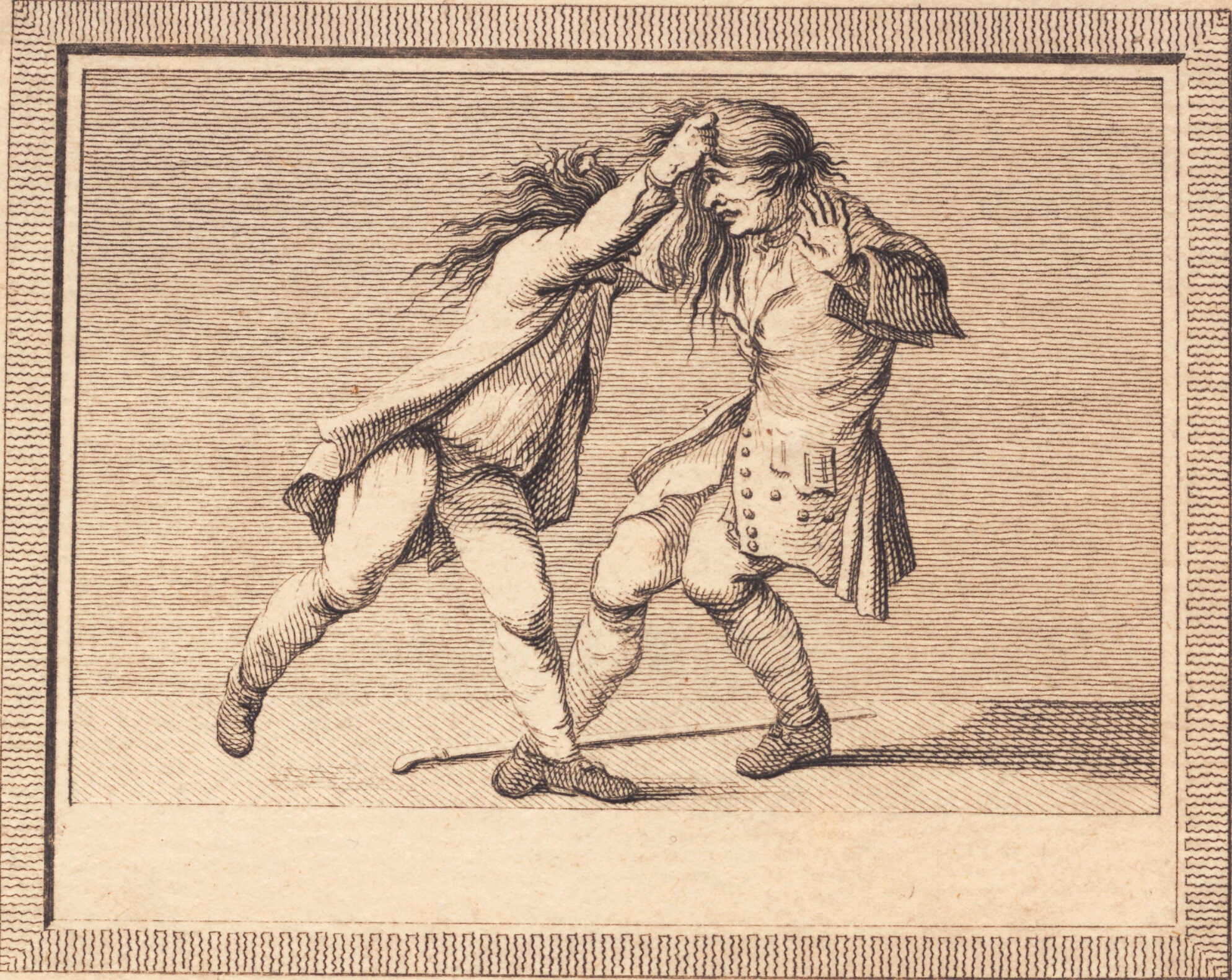 Den satiriske forfatter og den kritiserede i hårene på hinanden