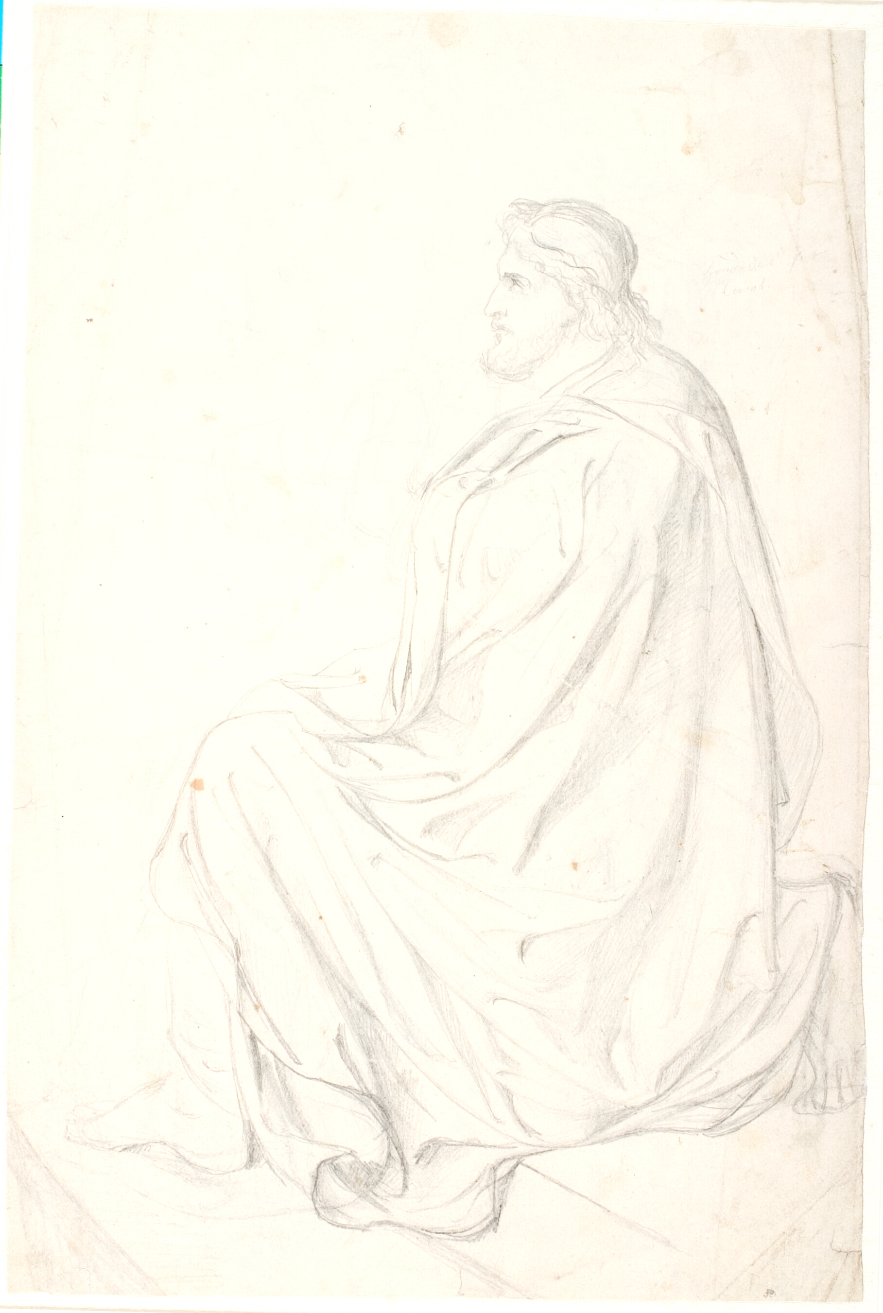 Studie til en apostelfigur eller lignende