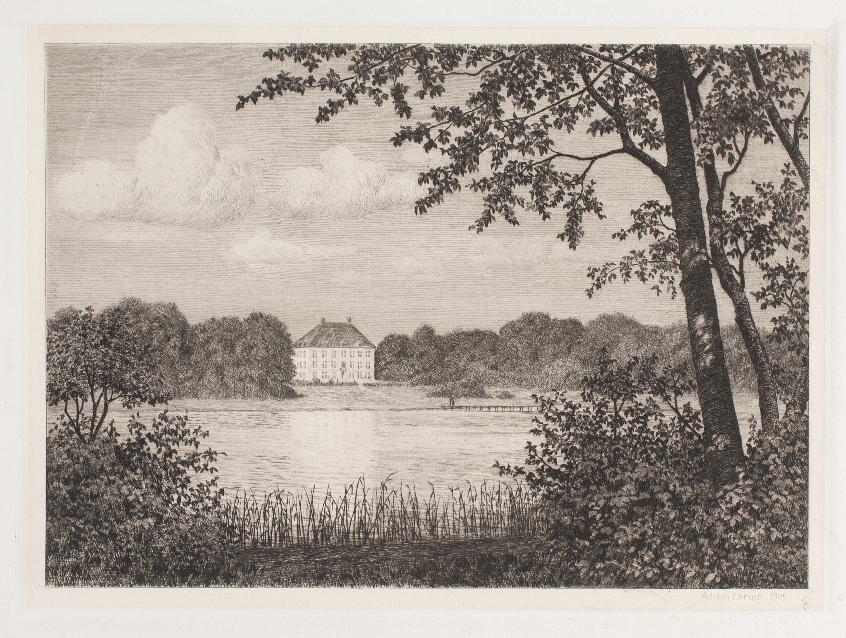 Parti ved Dronninggaard