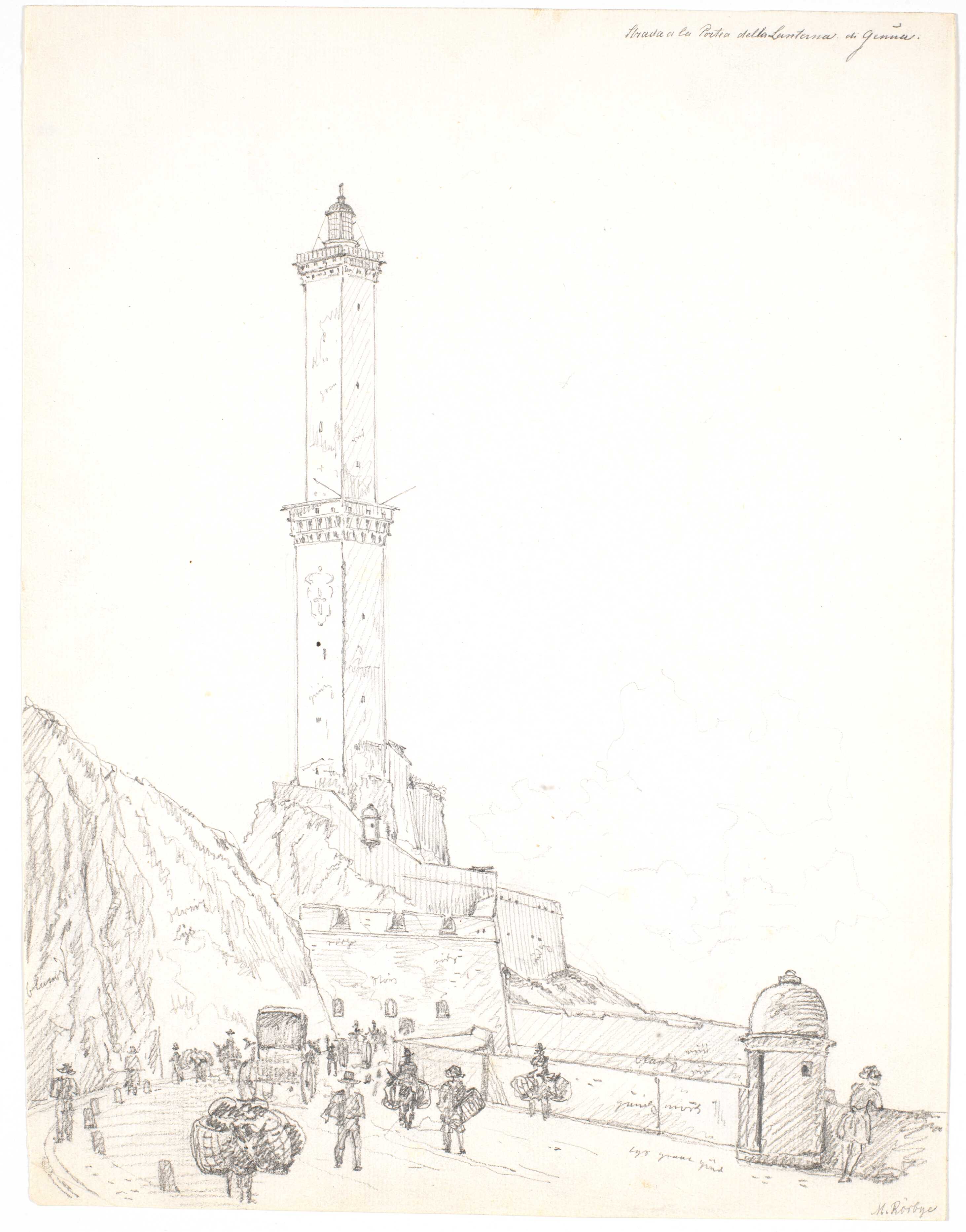 Fyrtårnet i Genovas havn