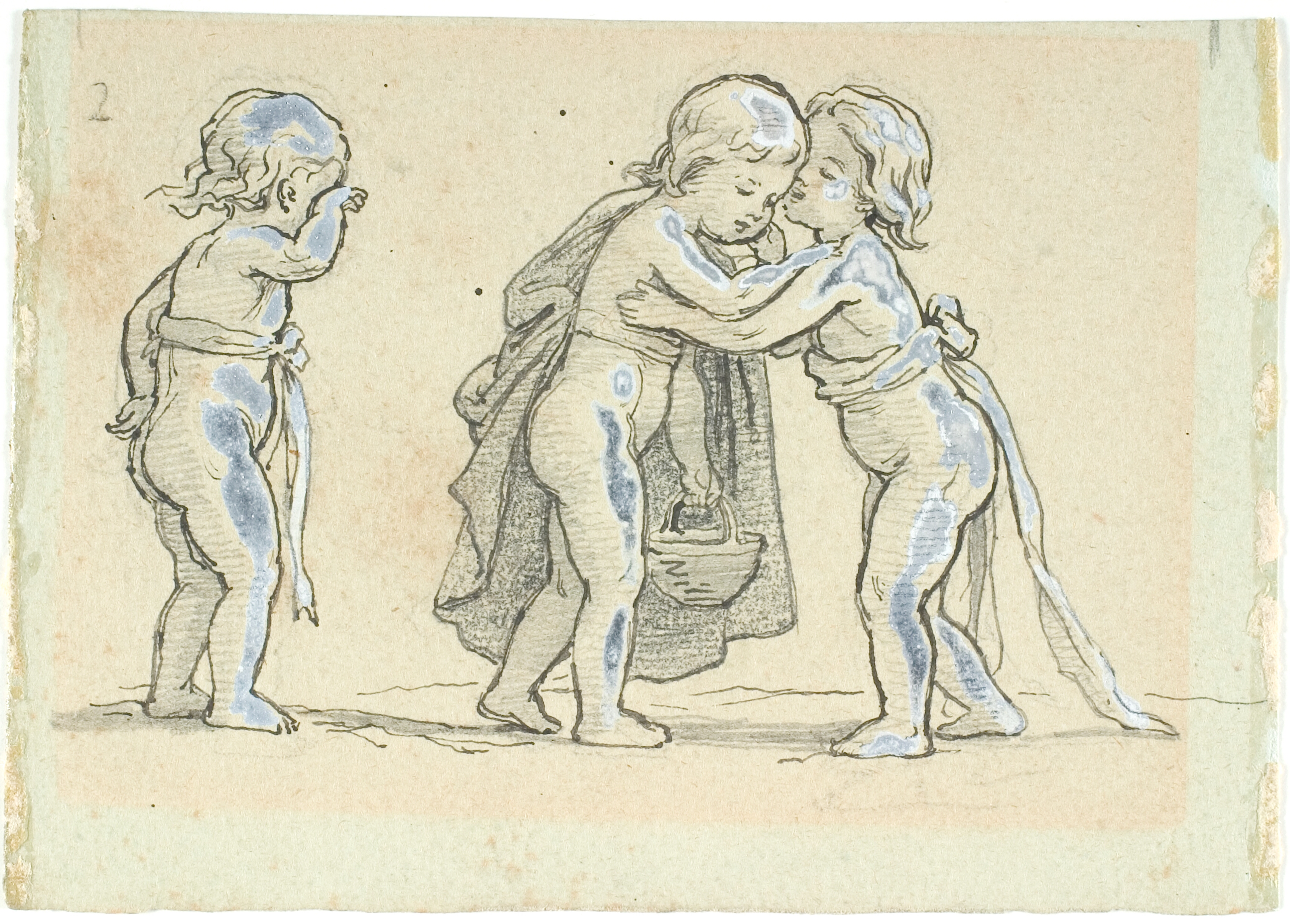 Vignet med børn, der tager afsked