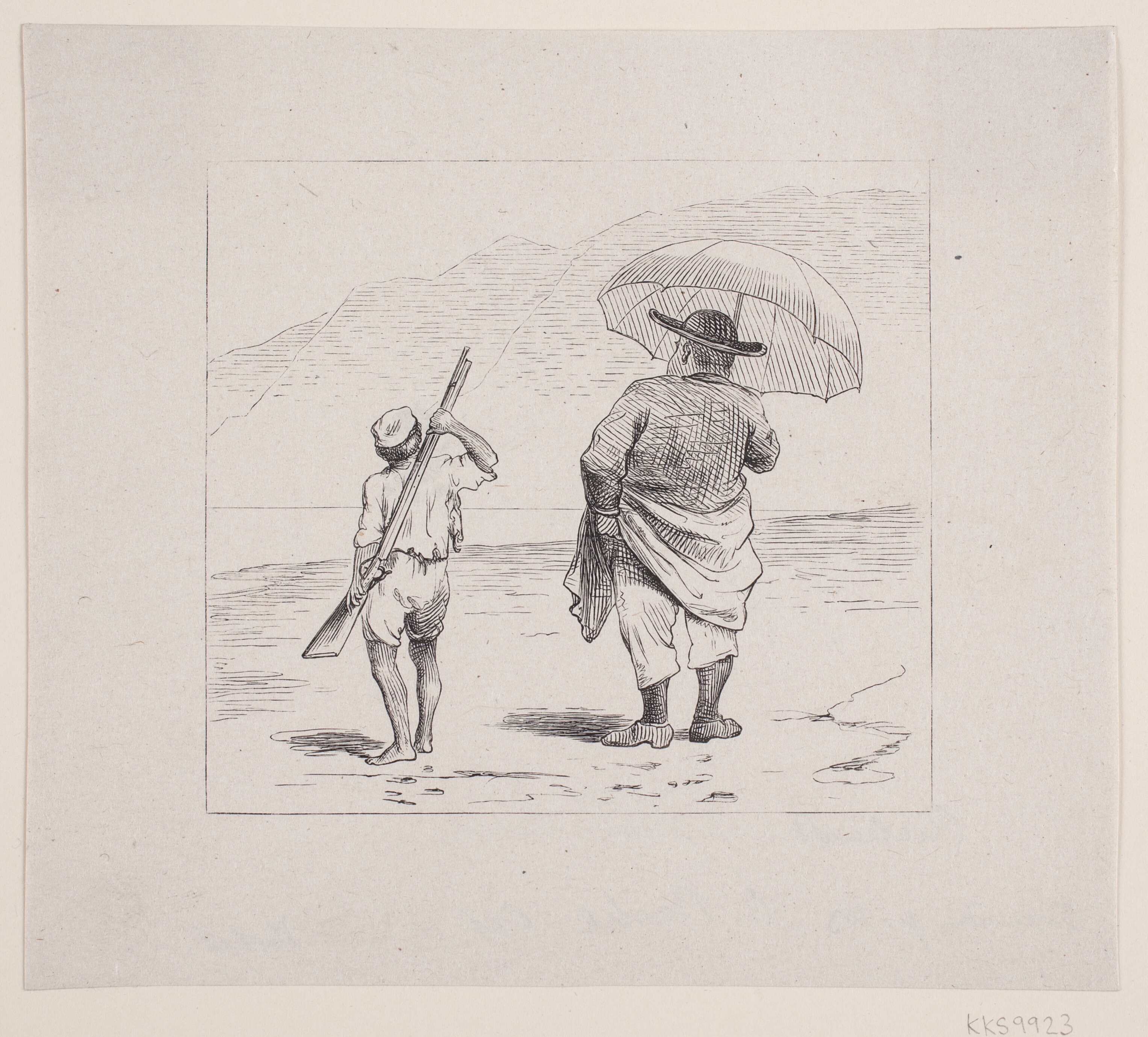 Illustration til "Tamt og Vildt", digt af Christian Richardt