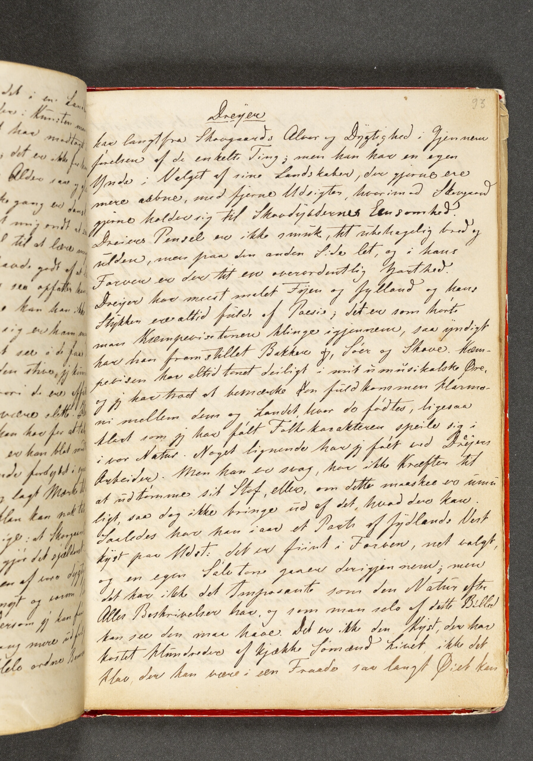 Dreyer. Dagbog. Side 93