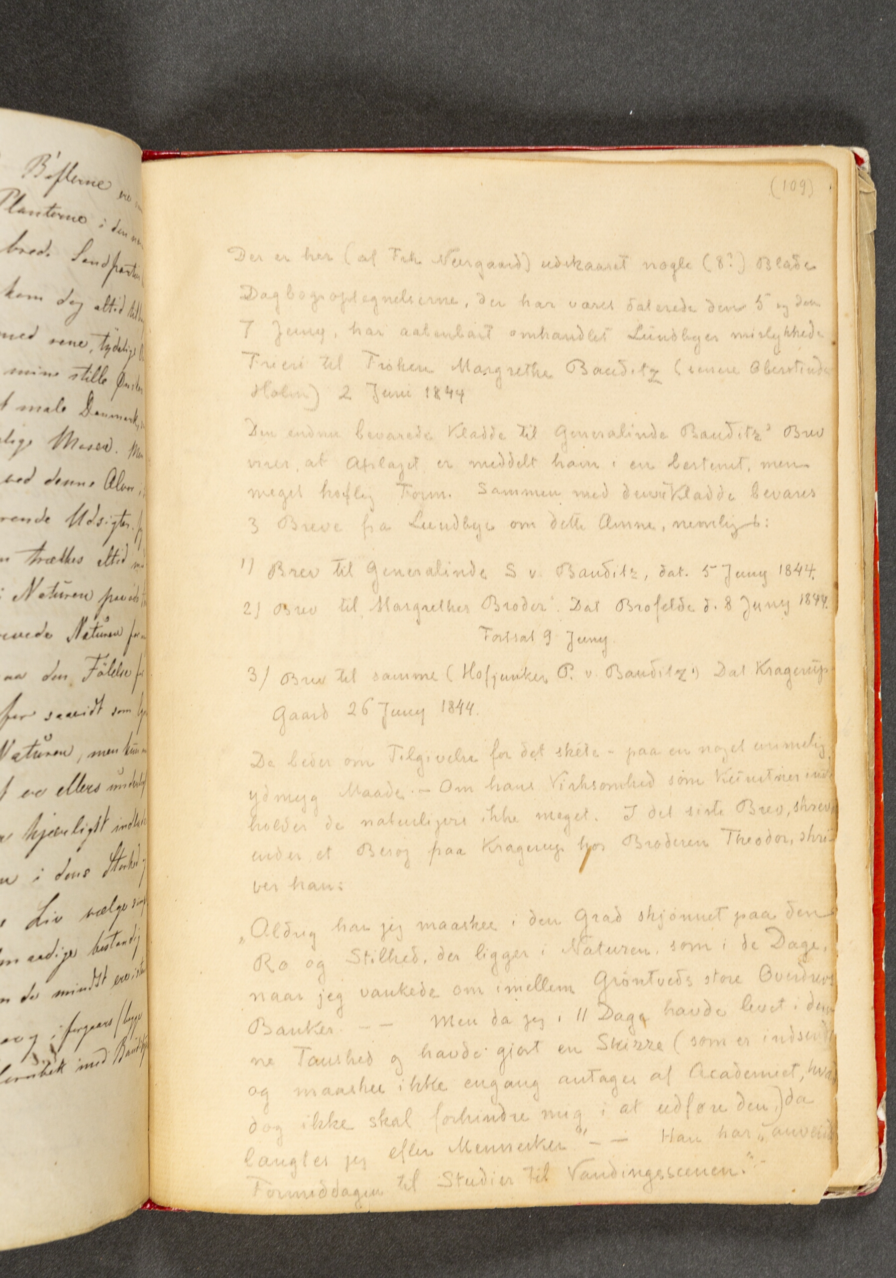 Side skrevet af Karl Madsen(?) Side 109