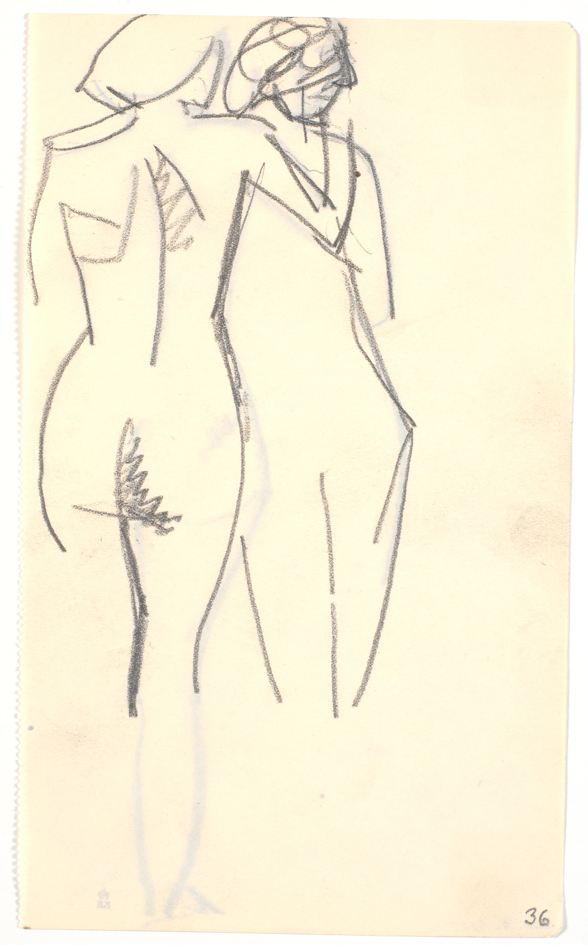 To stående modeller