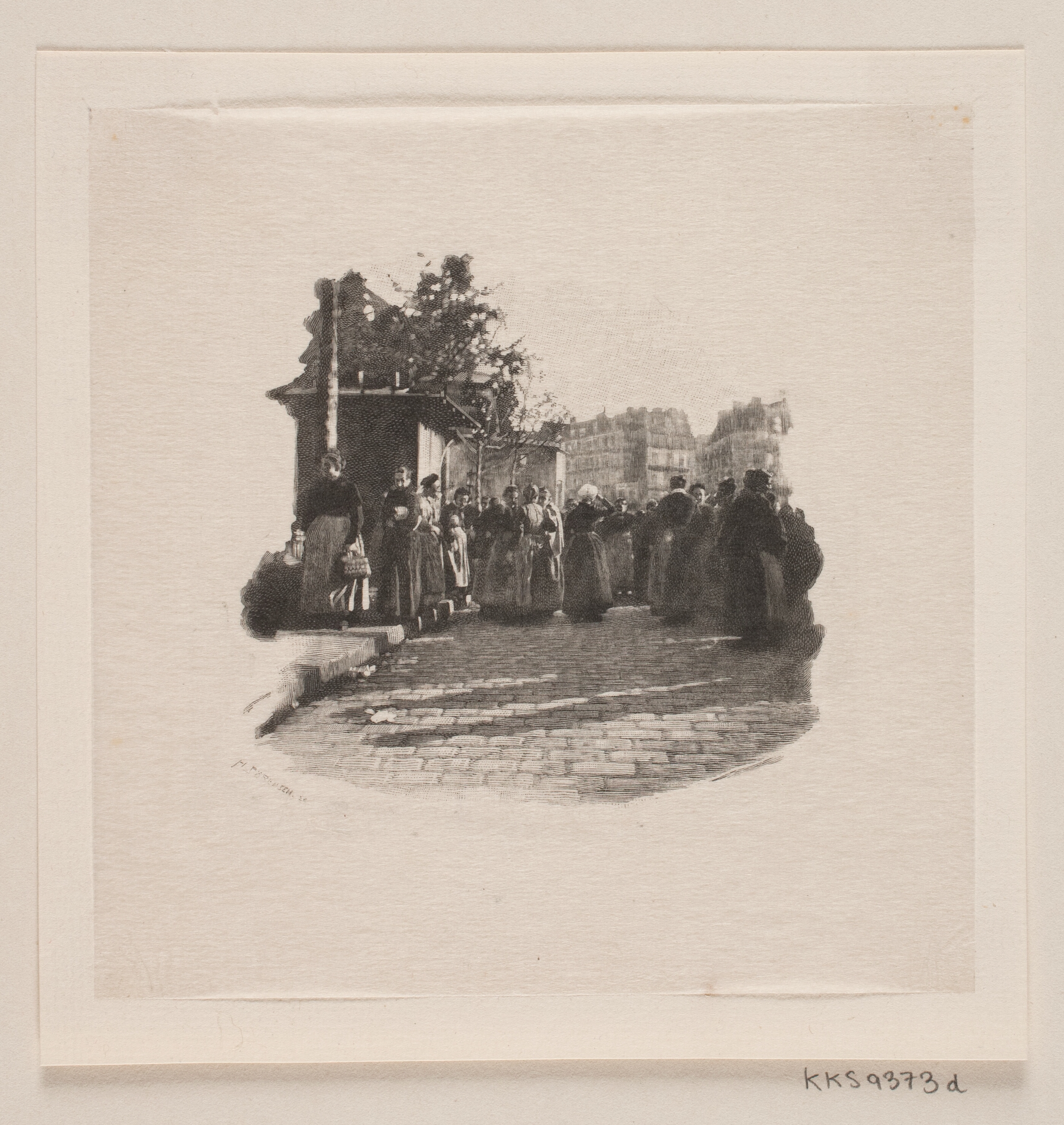 Koner på plads i Paris